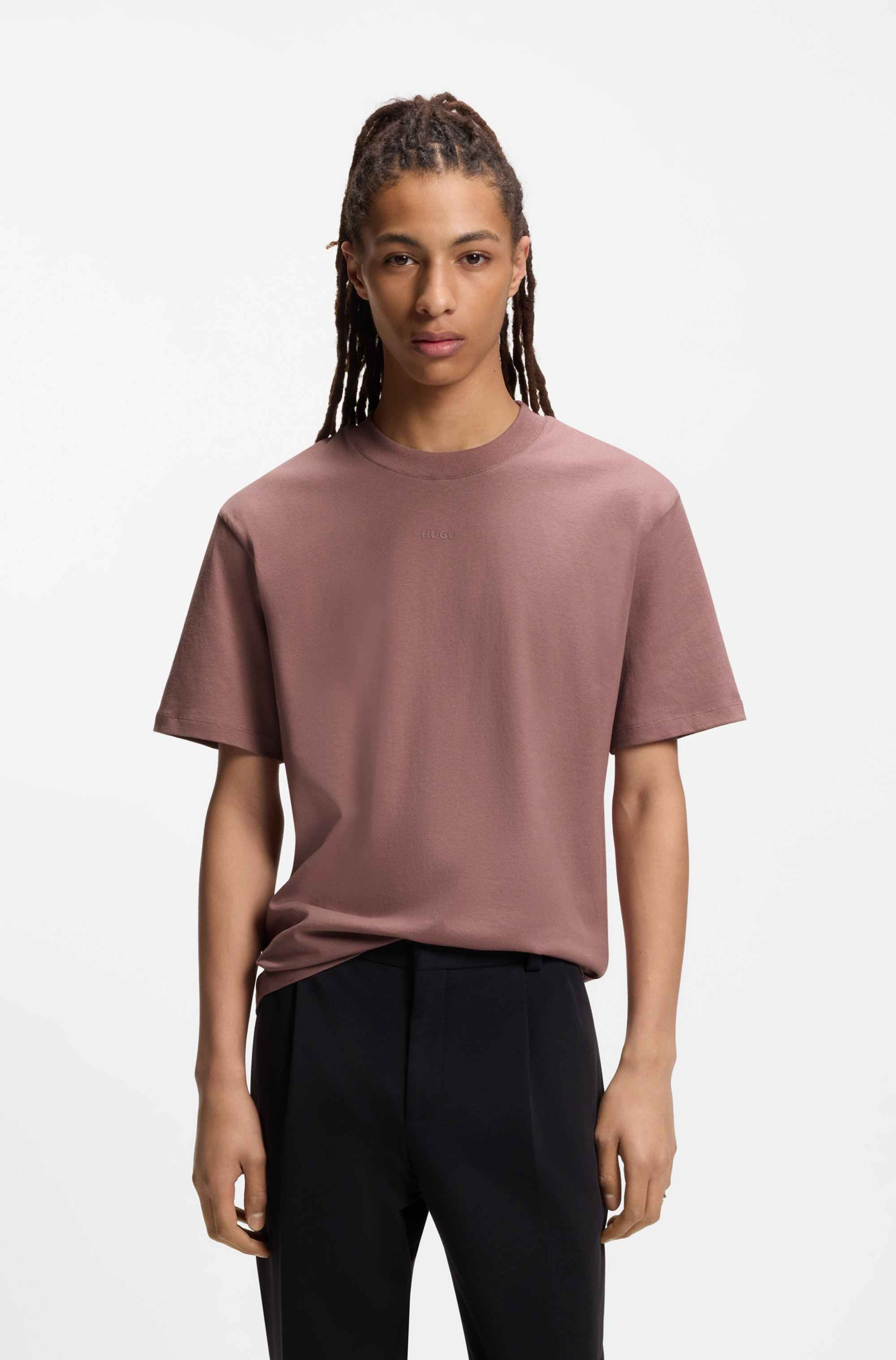 Relaxed-fit T-shirt in cotton with logo print