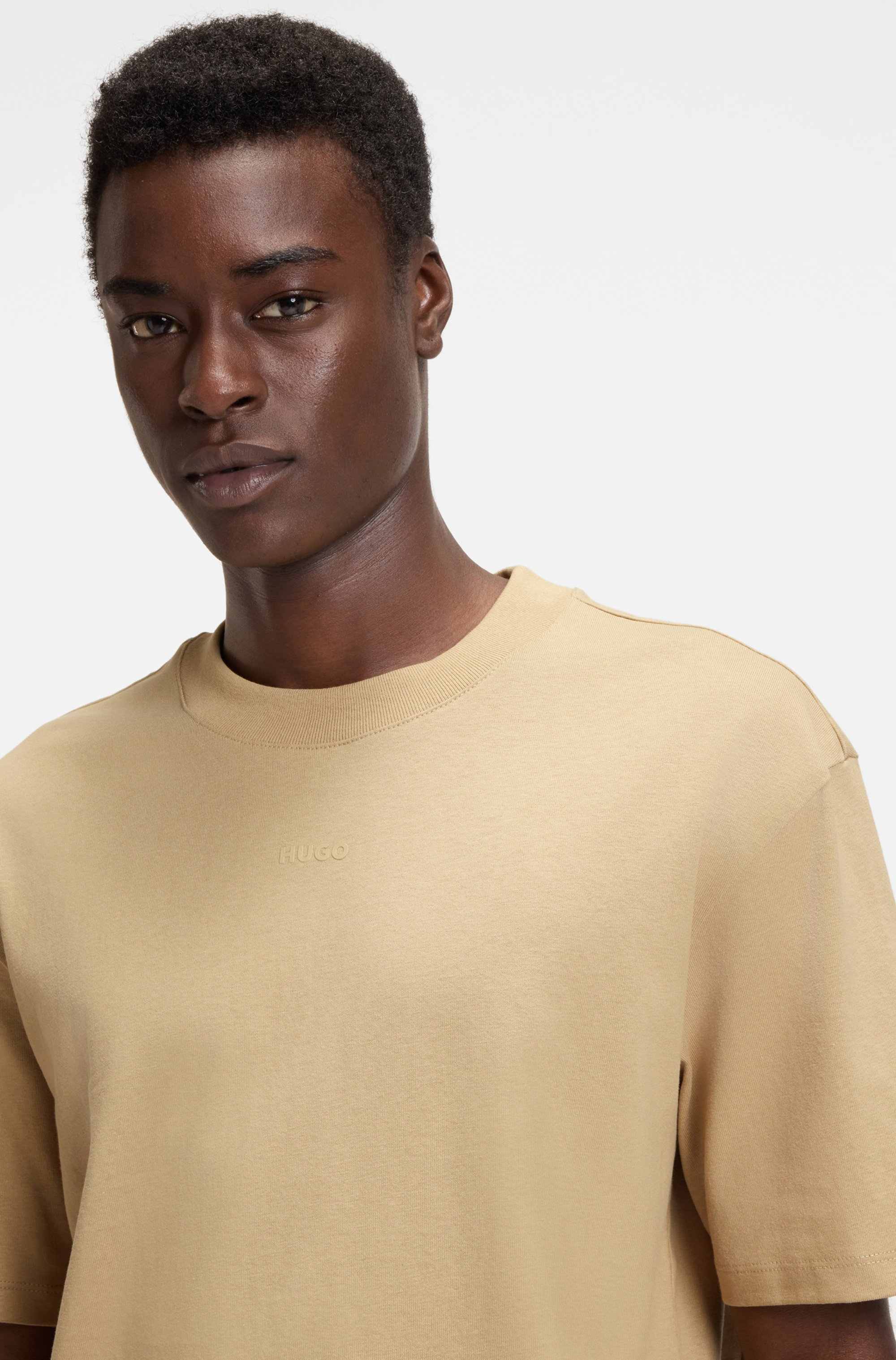 Relaxed-fit T-shirt in cotton with logo print