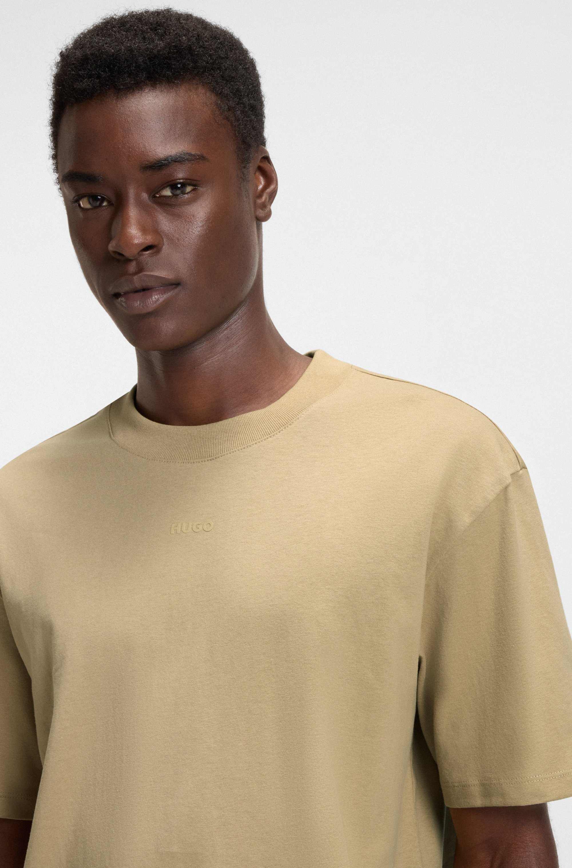 Relaxed-fit T-shirt in cotton with logo print