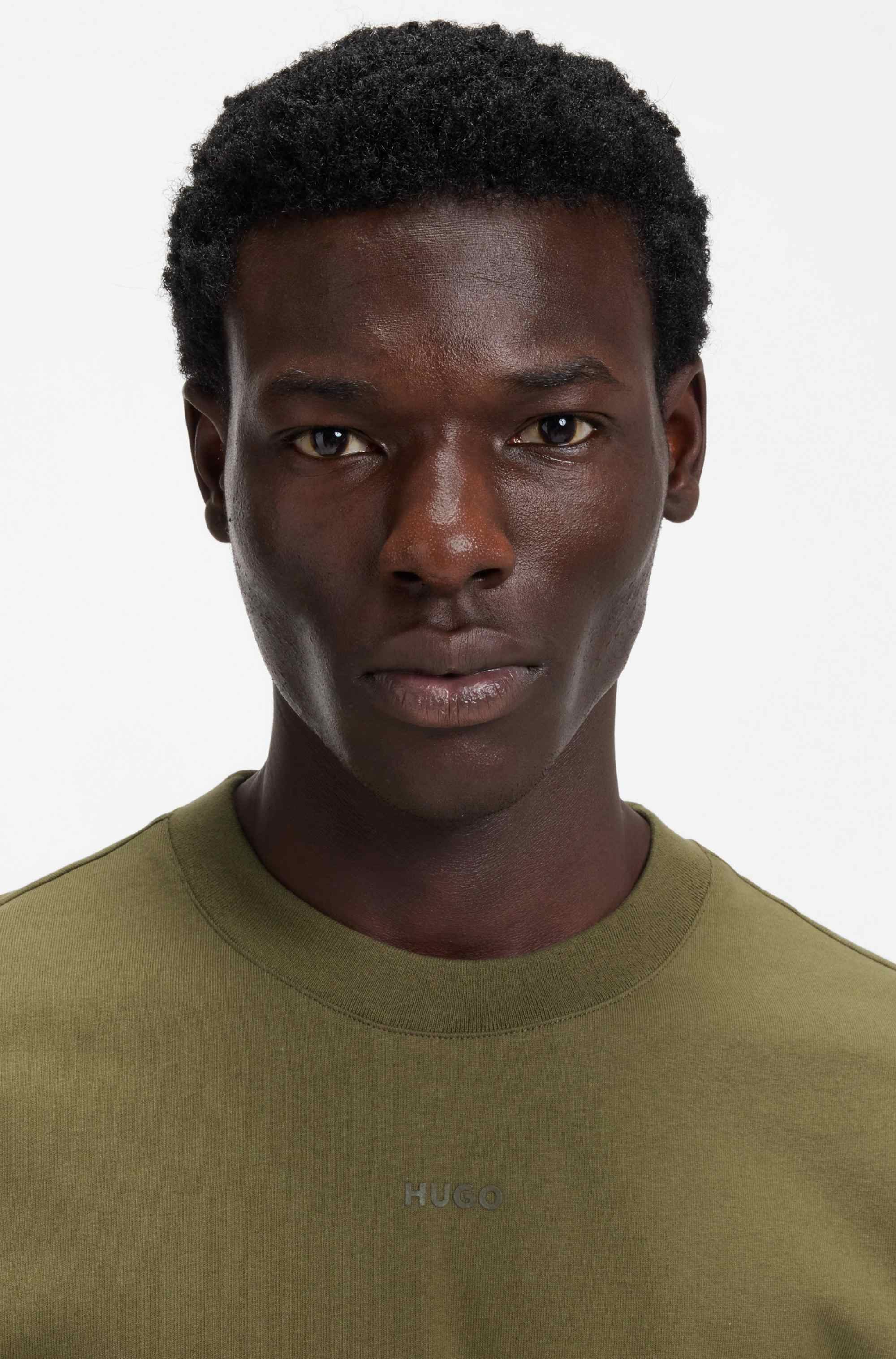 Relaxed-fit T-shirt in cotton with logo print