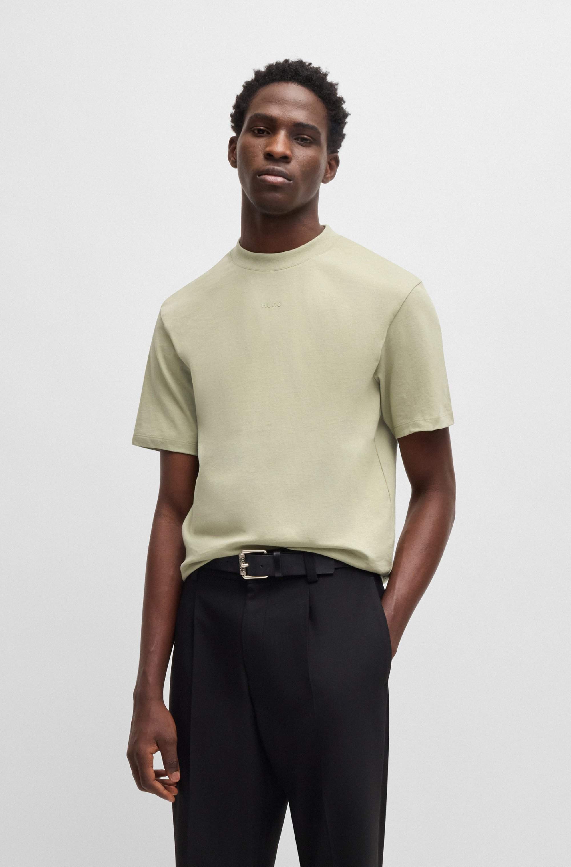 Relaxed-fit T-shirt in cotton with logo print