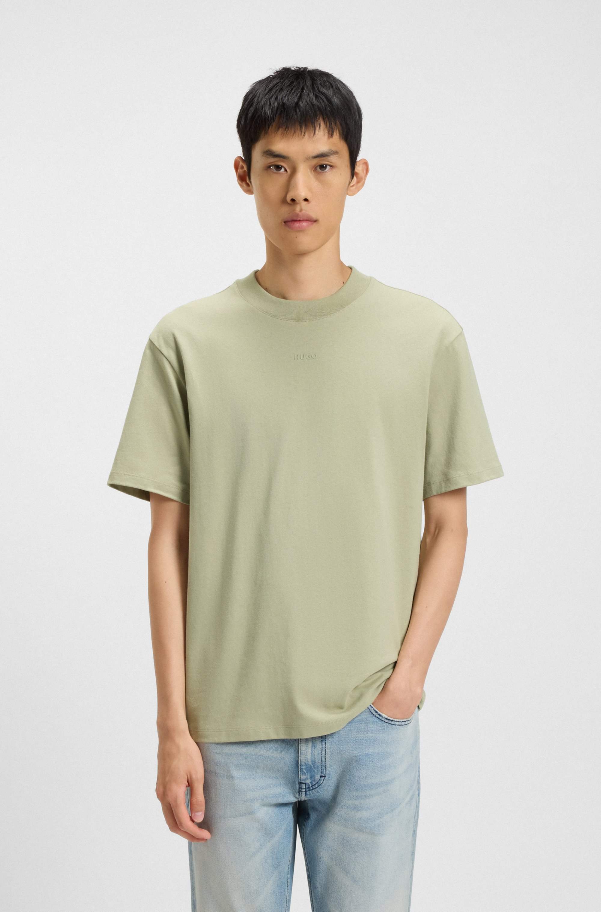 Relaxed-fit T-shirt in cotton with logo print