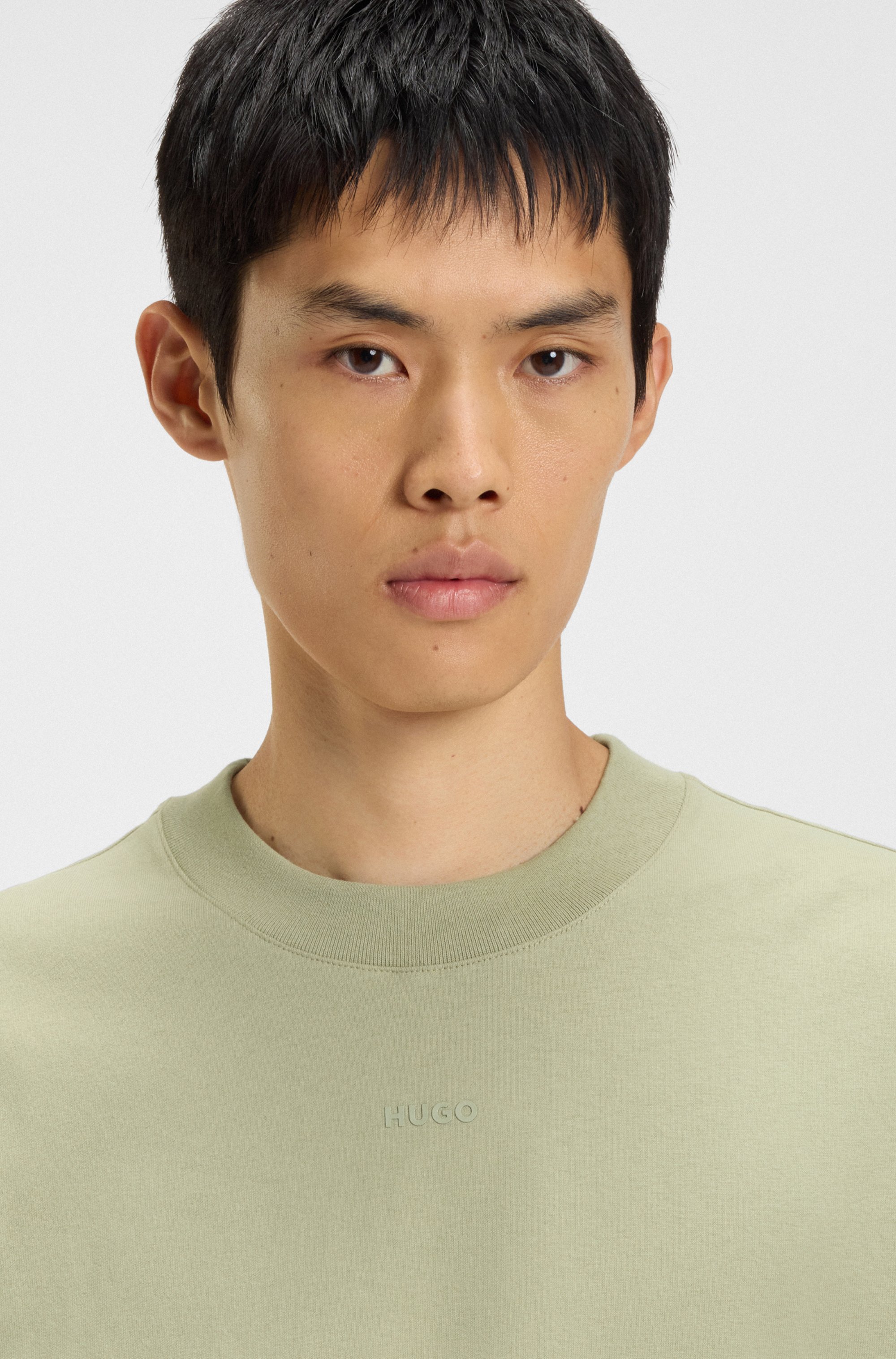 Relaxed-fit T-shirt in cotton with logo print