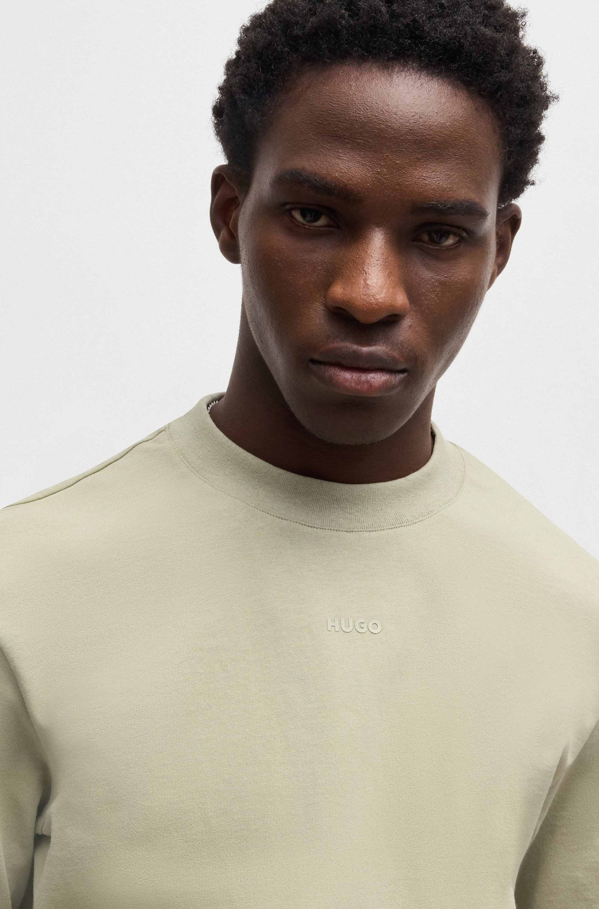 Relaxed-fit T-shirt in cotton with logo print