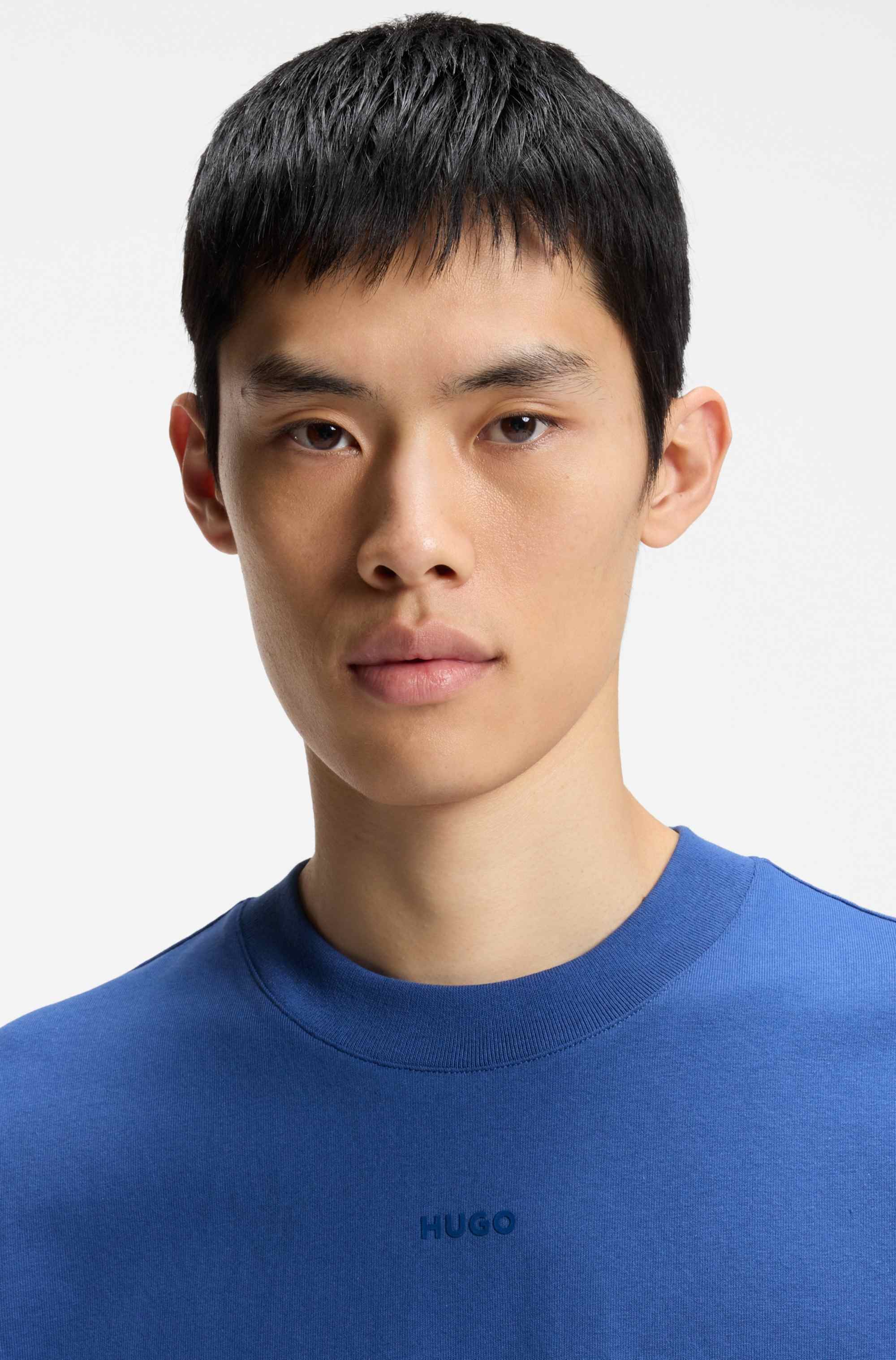 Relaxed-fit T-shirt in cotton with logo print