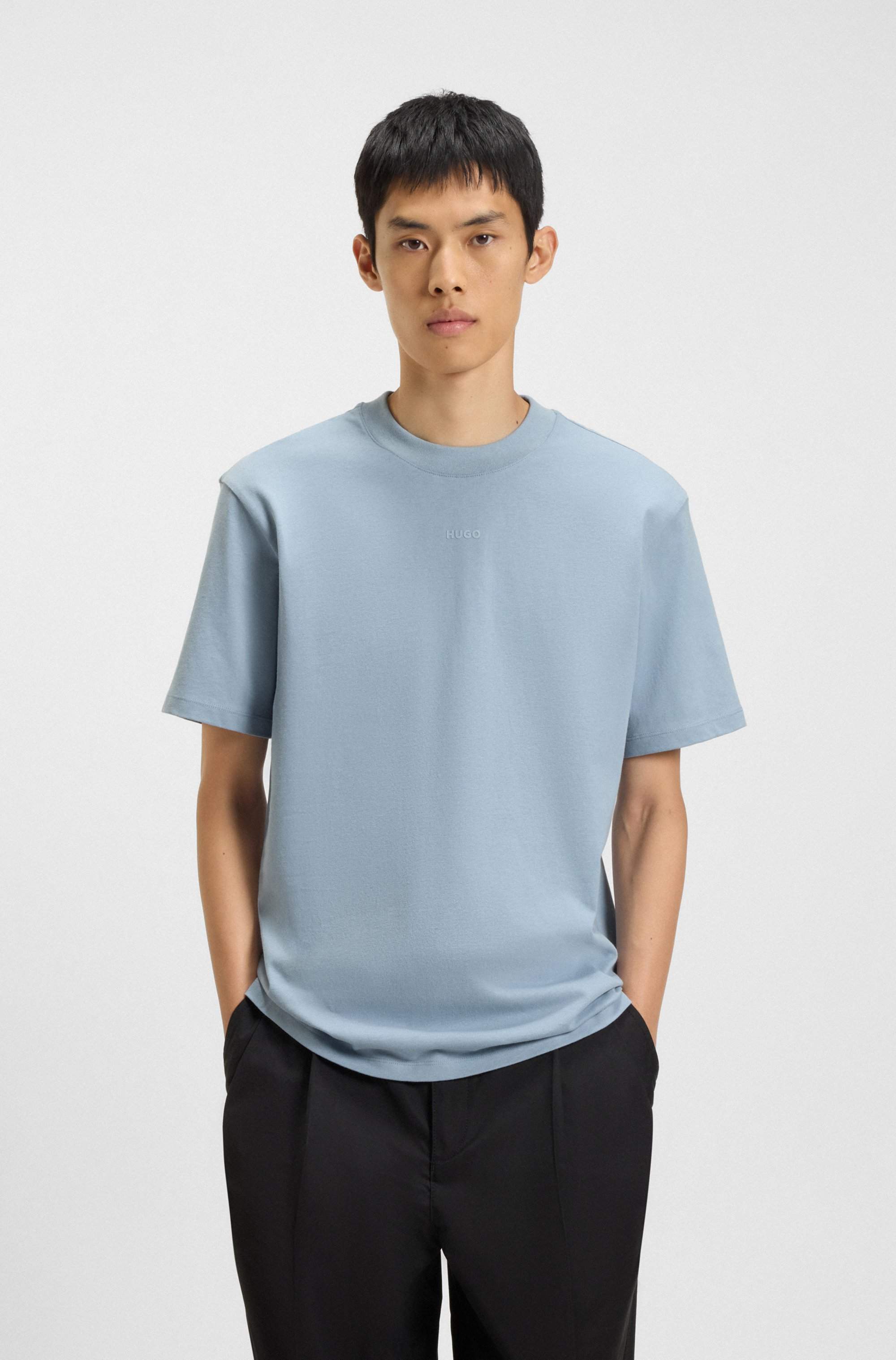 Relaxed-fit T-shirt in cotton with logo print
