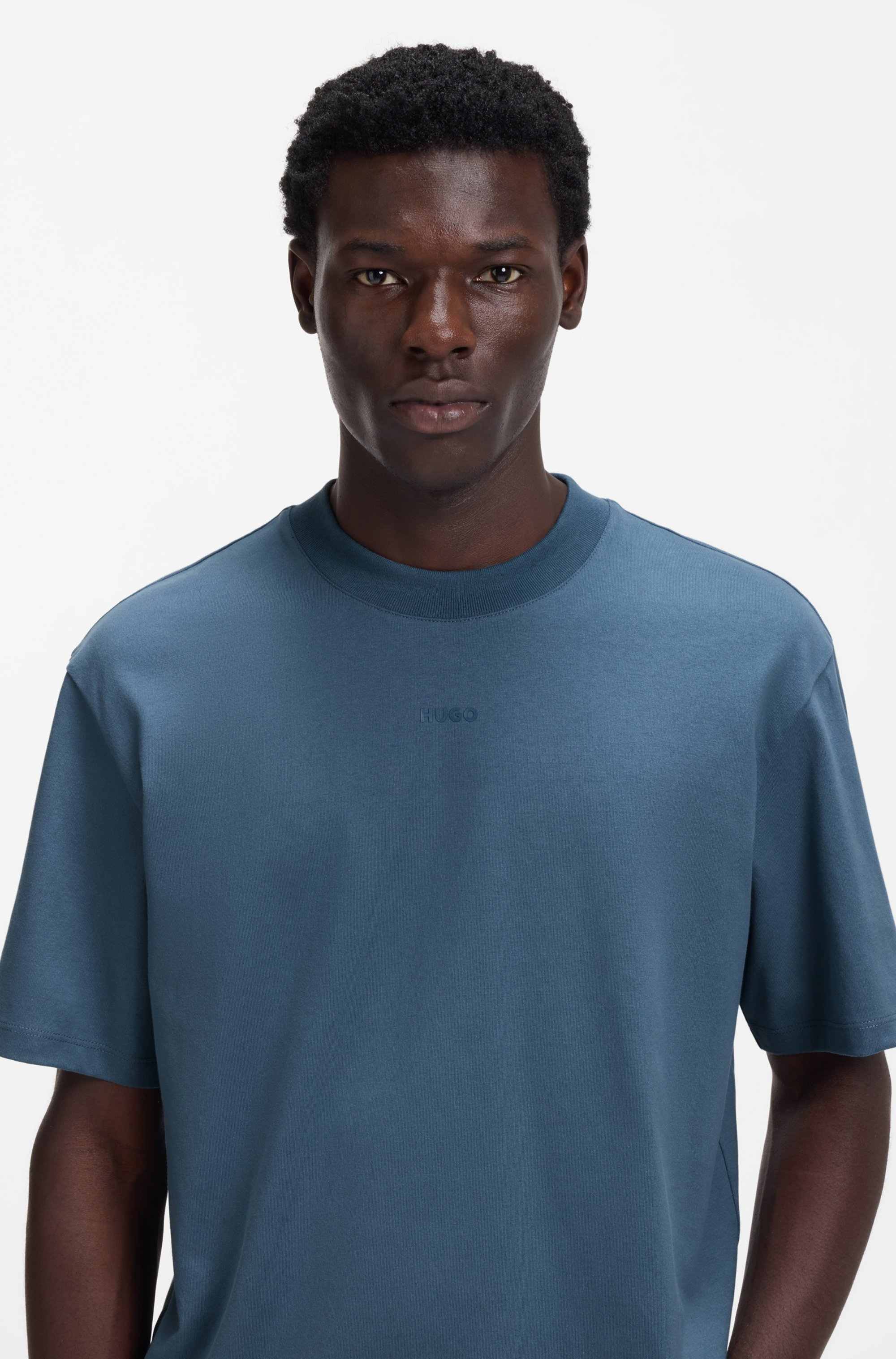 Relaxed-fit T-shirt in cotton with logo print