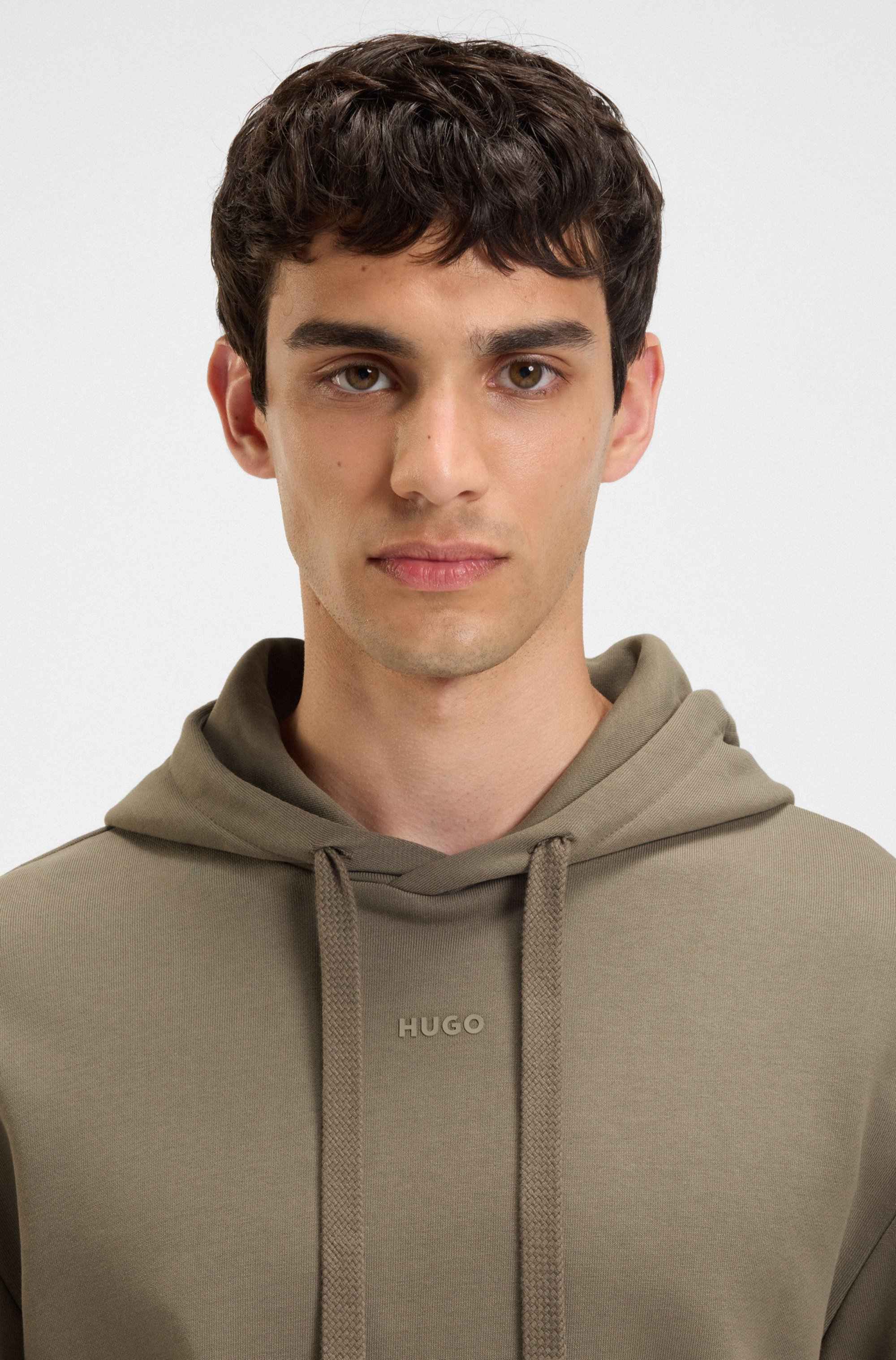 Relaxed-fit tracksuit set in cotton with logo prints