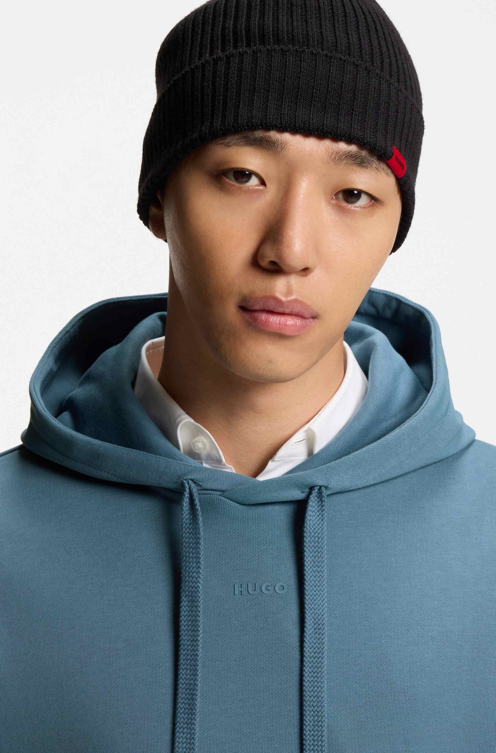 Relaxed-fit tracksuit set in cotton with logo prints