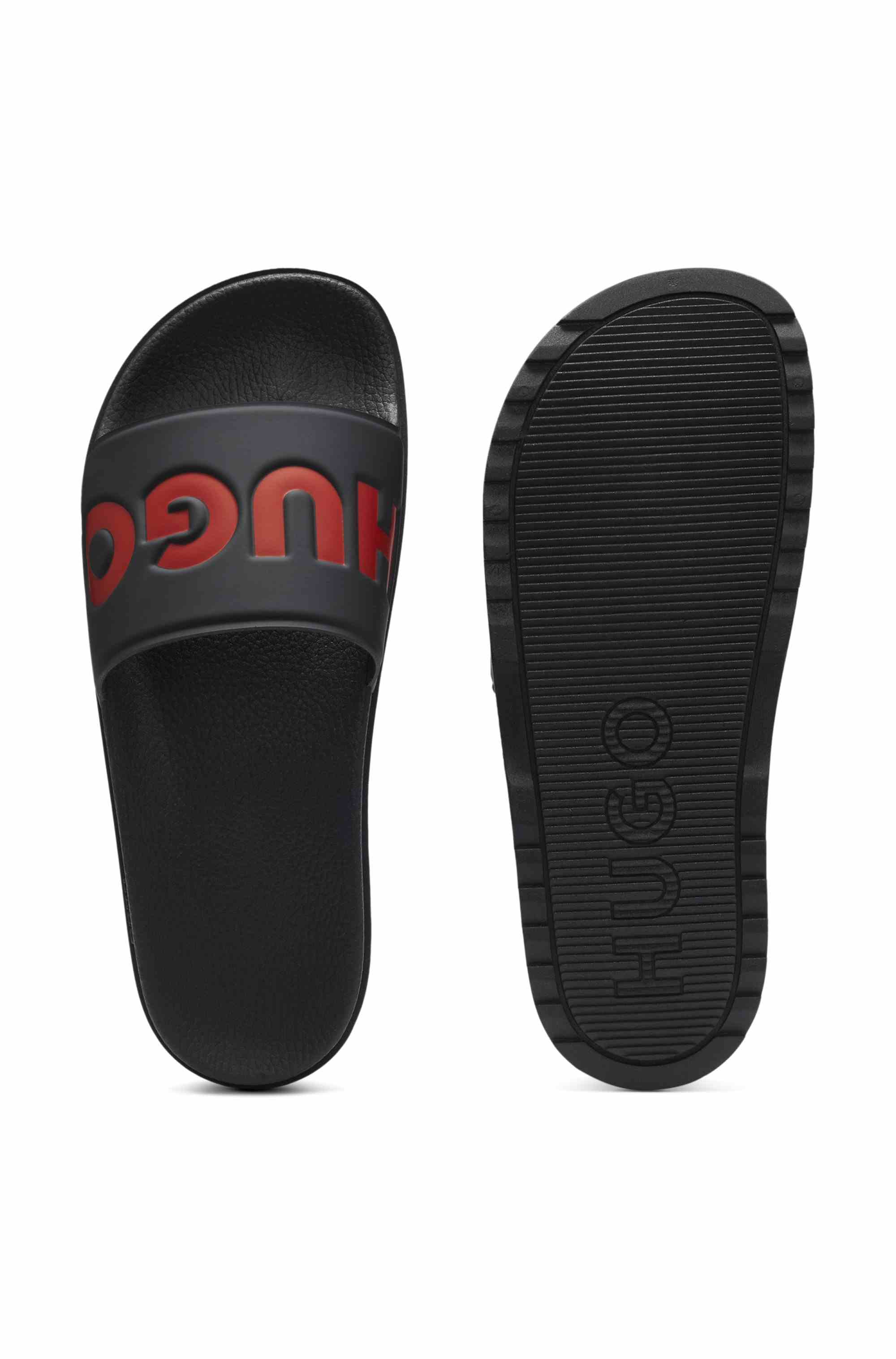 Slides with logo strap
