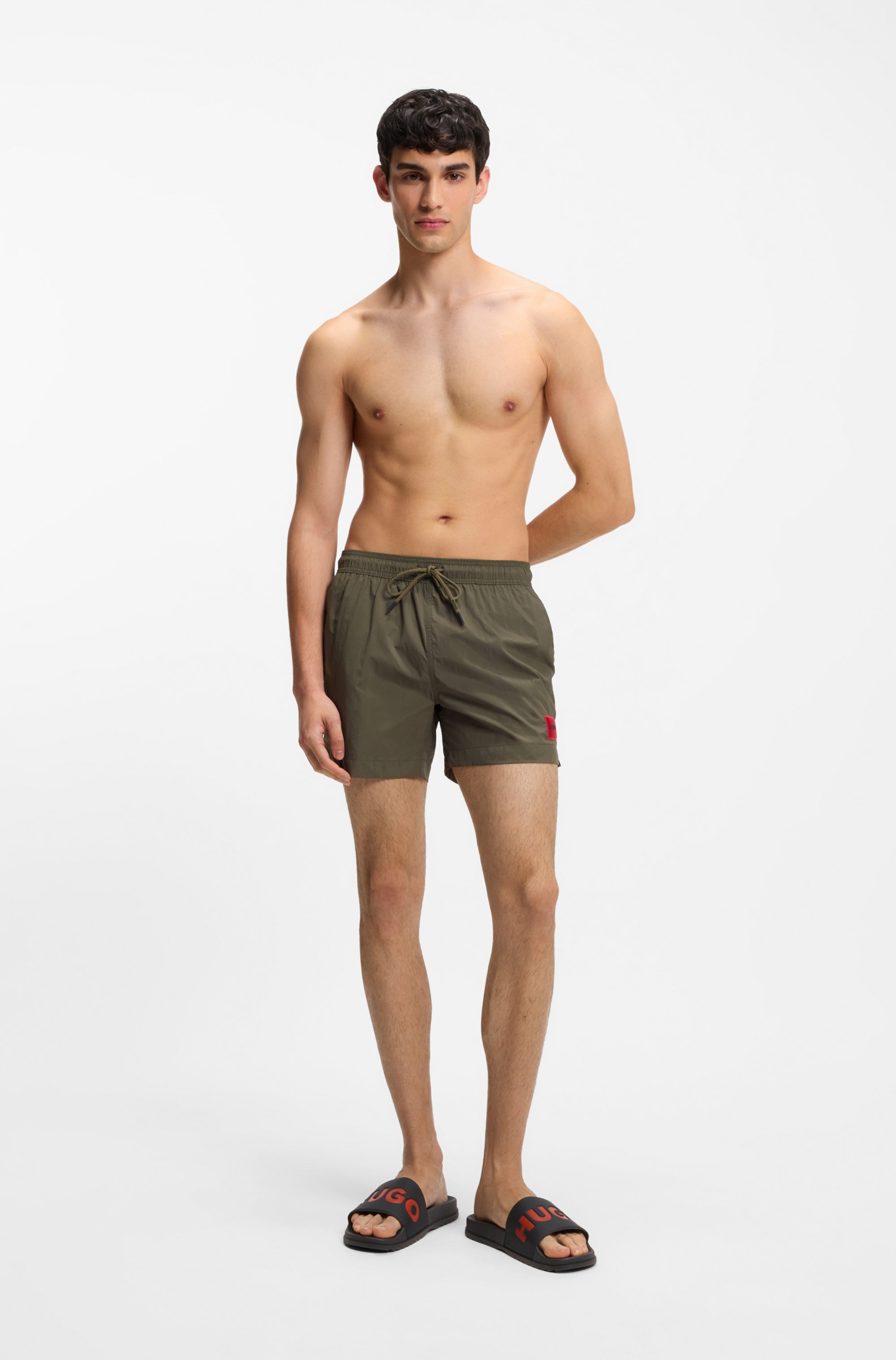 Slides with logo strap