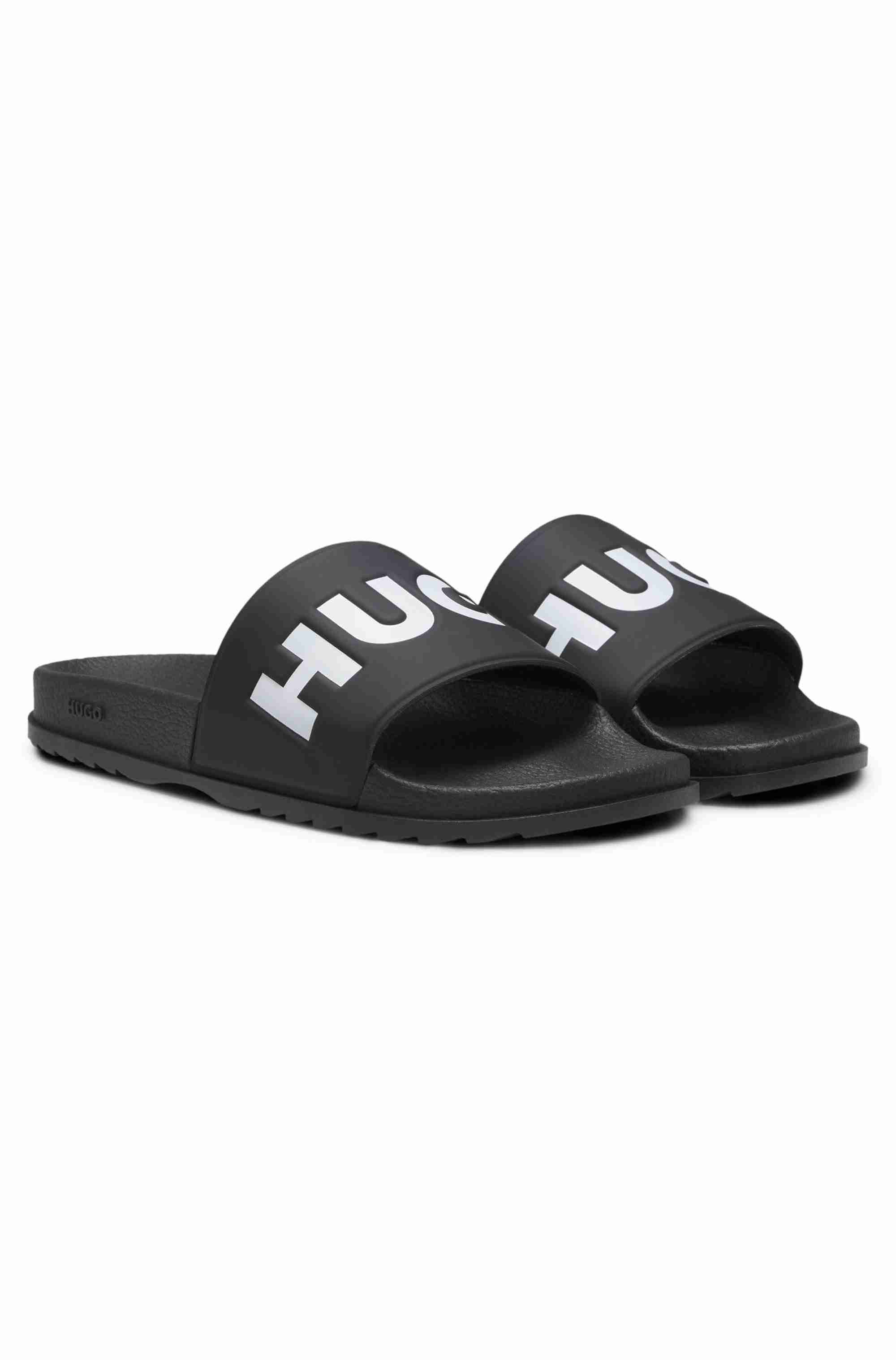 Slides with logo strap