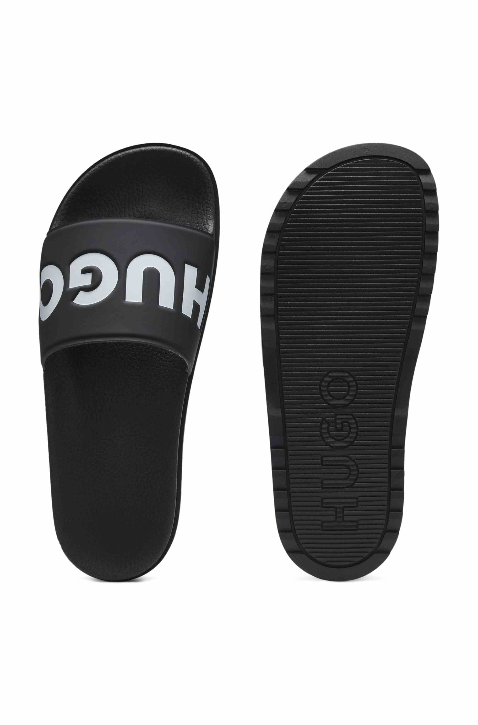 Slides with logo strap