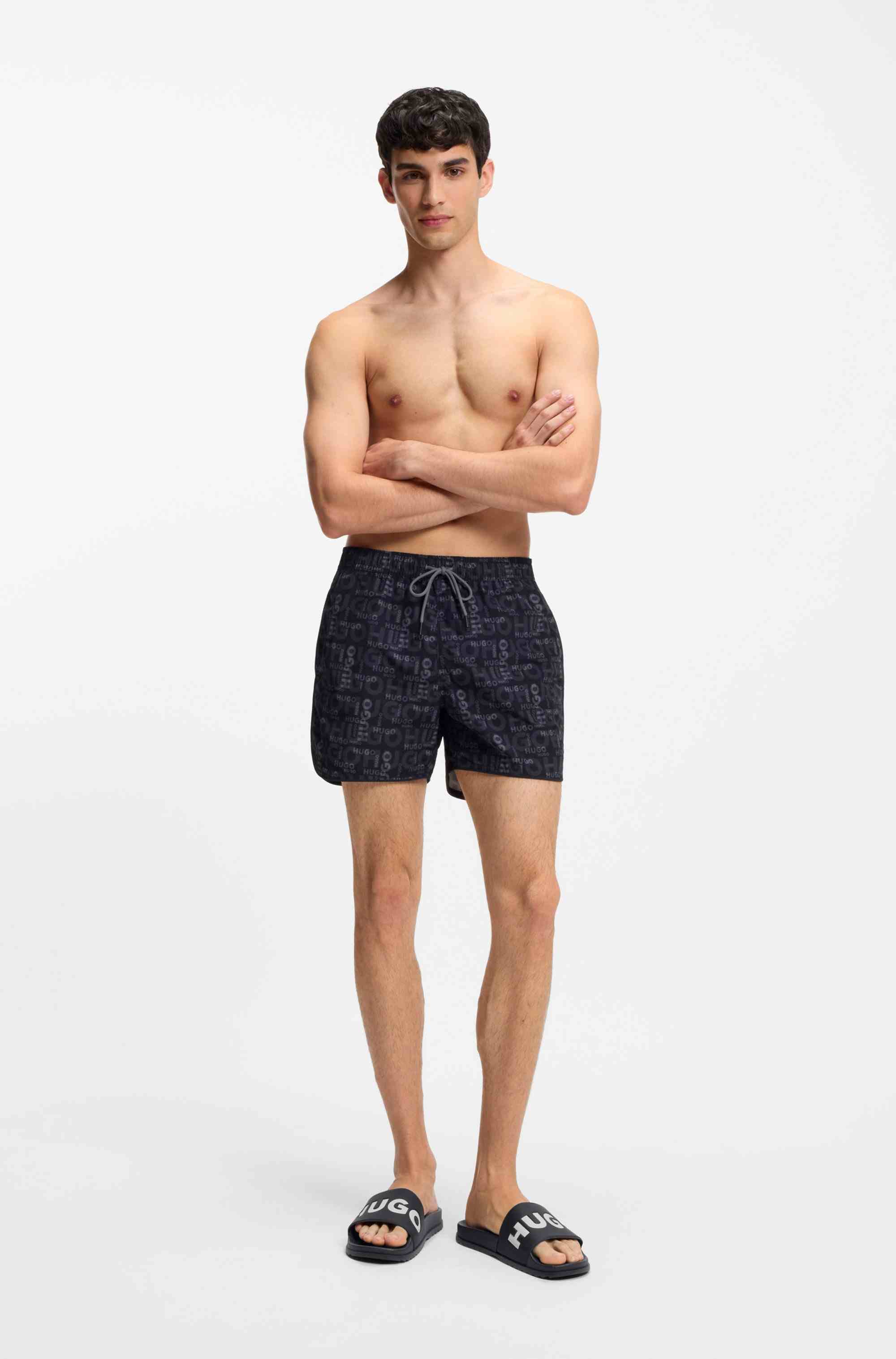 Slides with logo strap