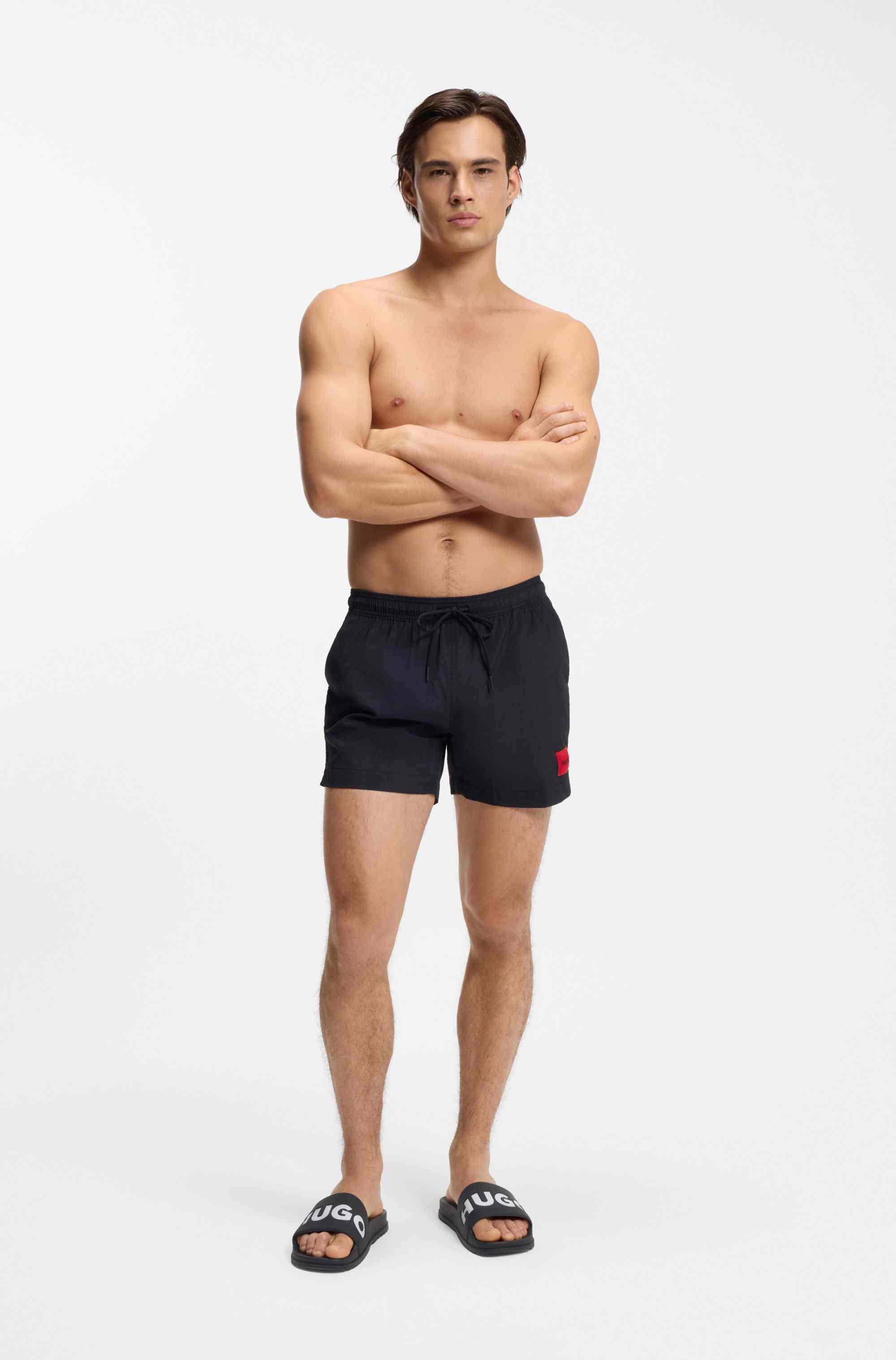 Slides with logo strap