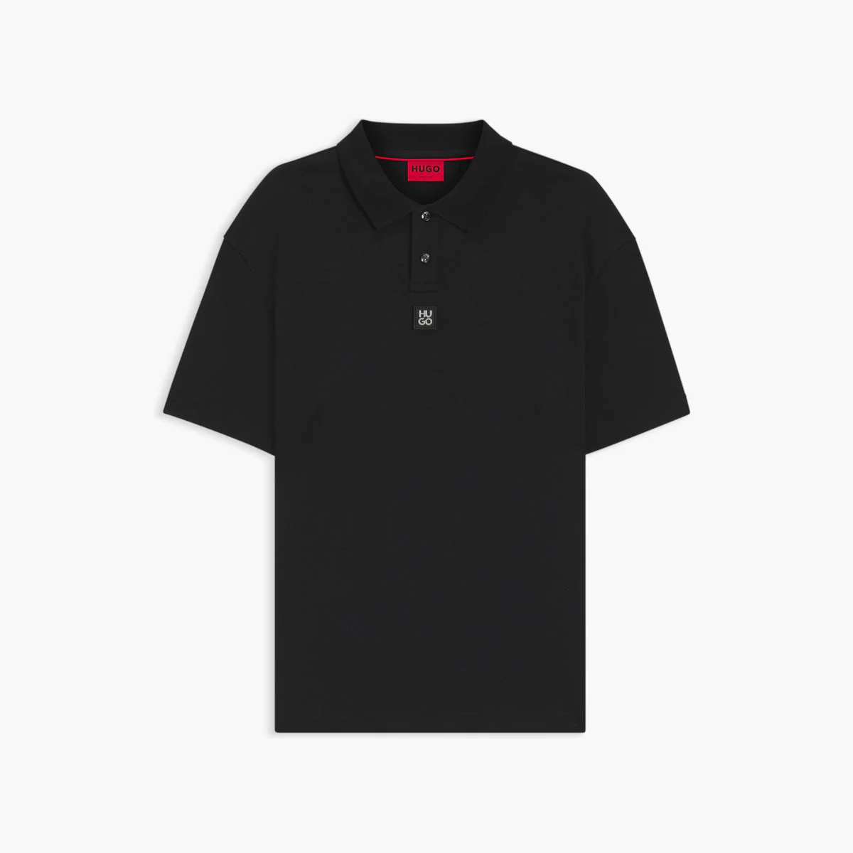 Stacked Logo Interlock Cotton Polo