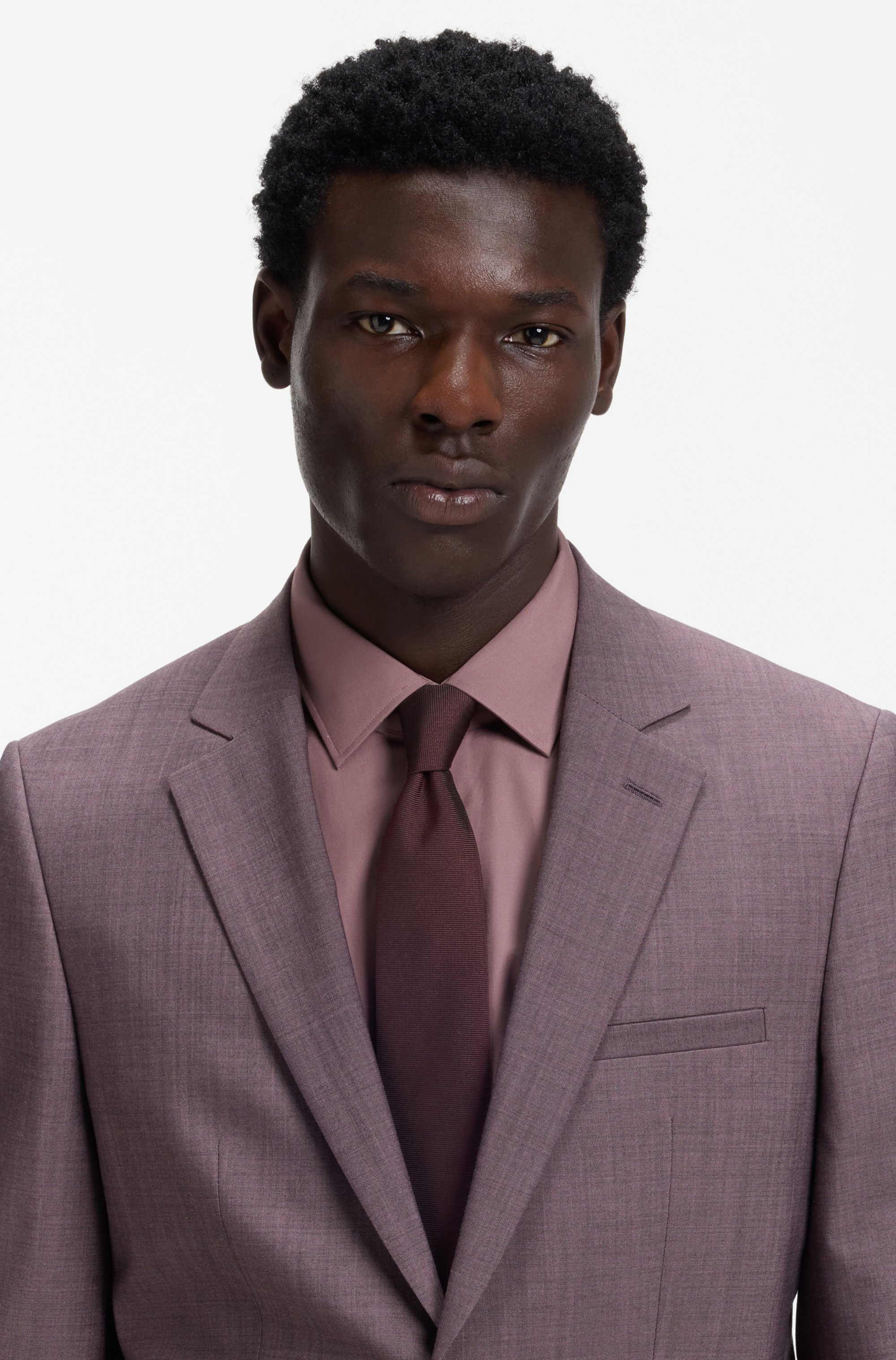 Silk-blend tie with jacquard weave