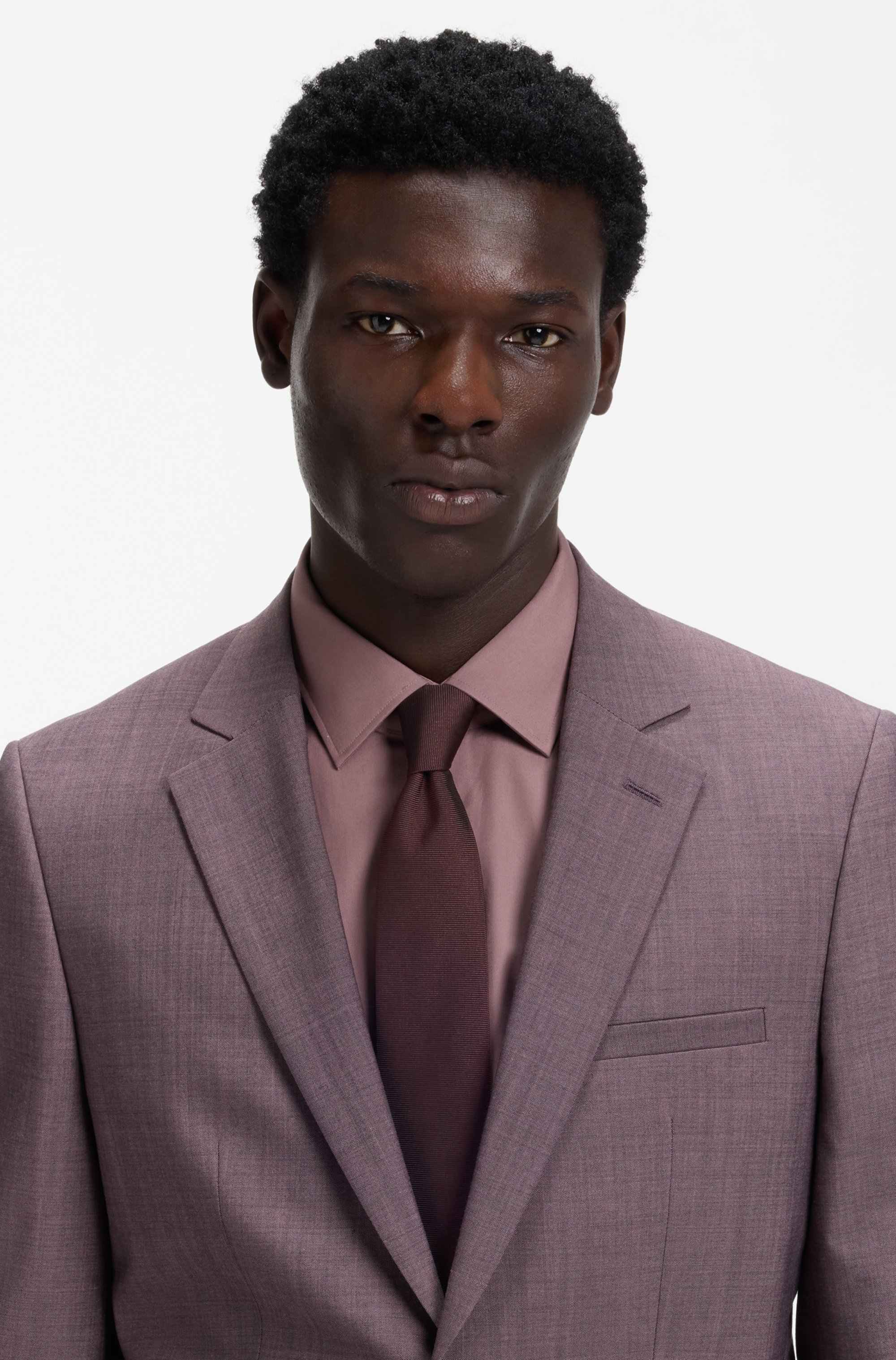 Silk-blend tie with jacquard weave