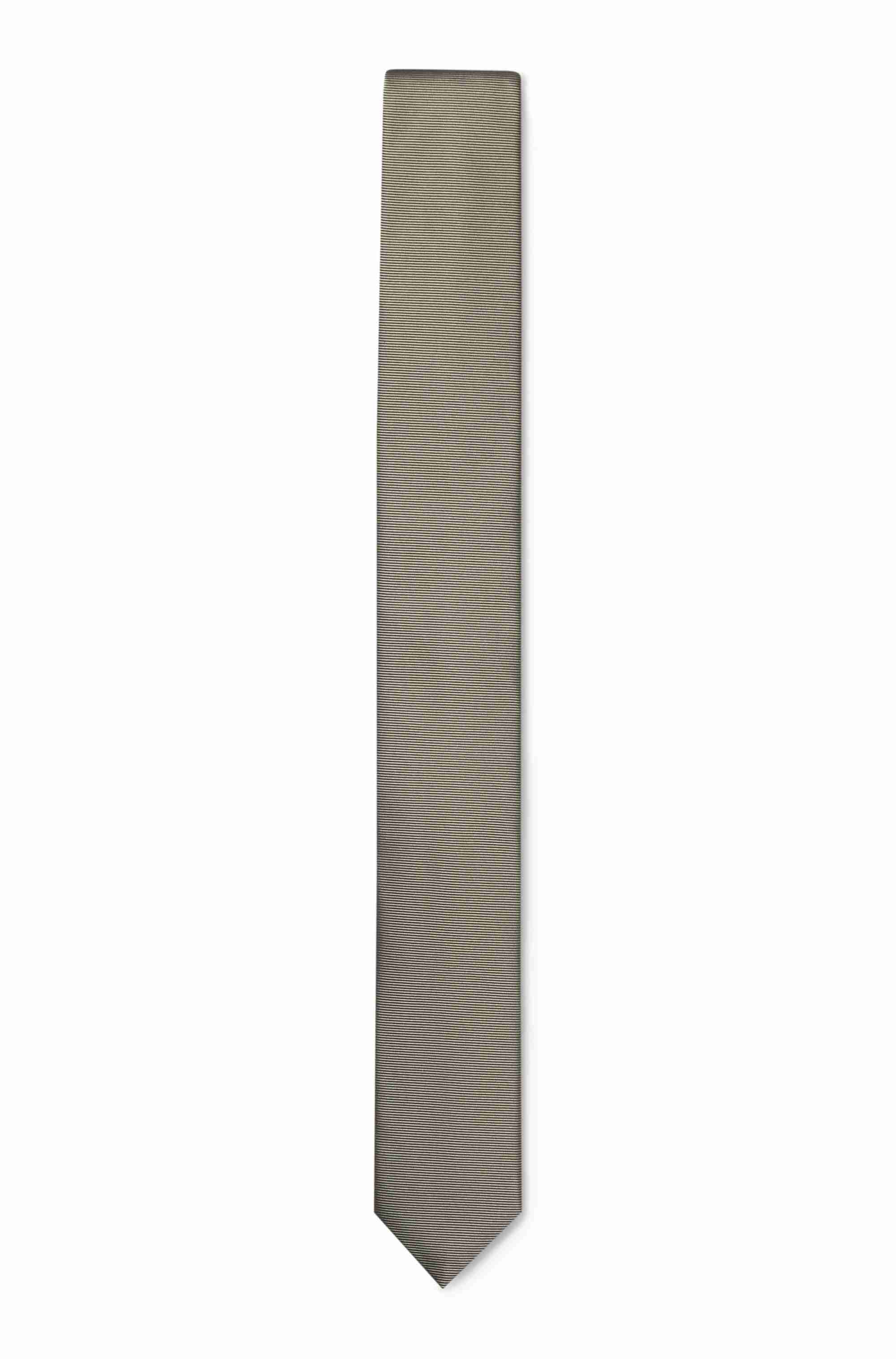 Silk-blend tie with jacquard weave