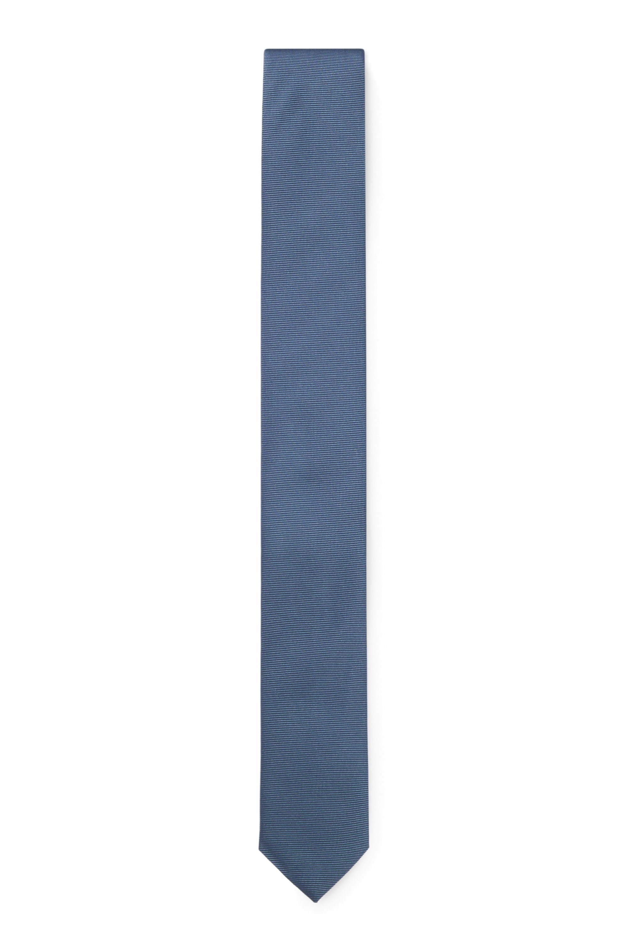 Silk-blend tie with jacquard weave