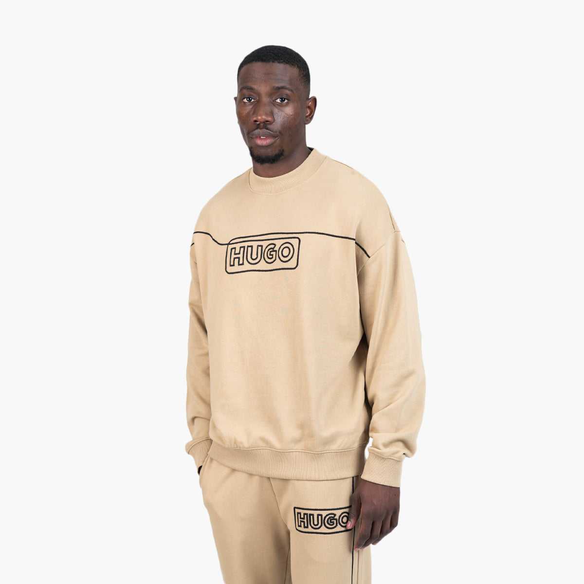 Cotton-Terry Sweatshirt With Chain-Stitch Logo