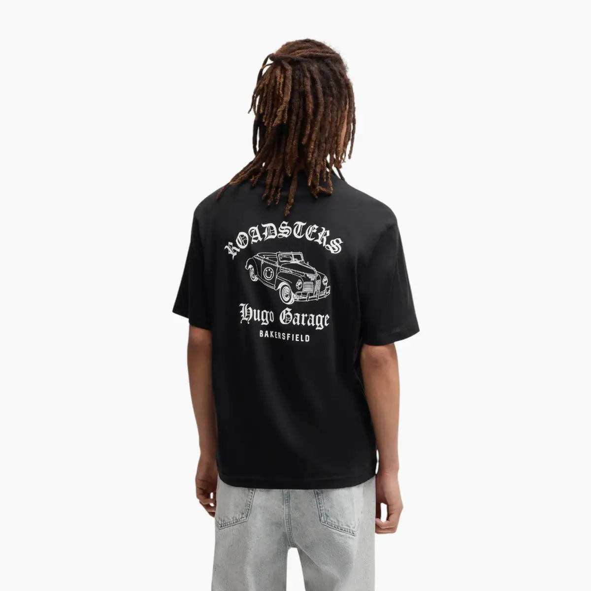 Cotton-Jersey T-Shirt With Car Graphic Logo