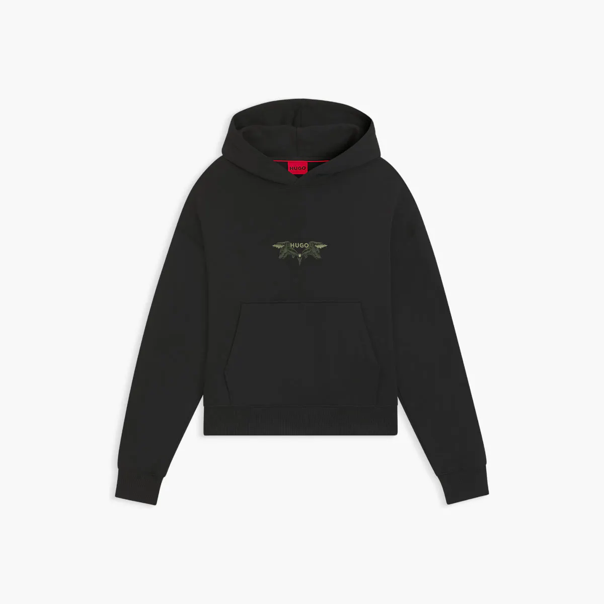 Embroidered Artwork Cotton Terry Hoodie