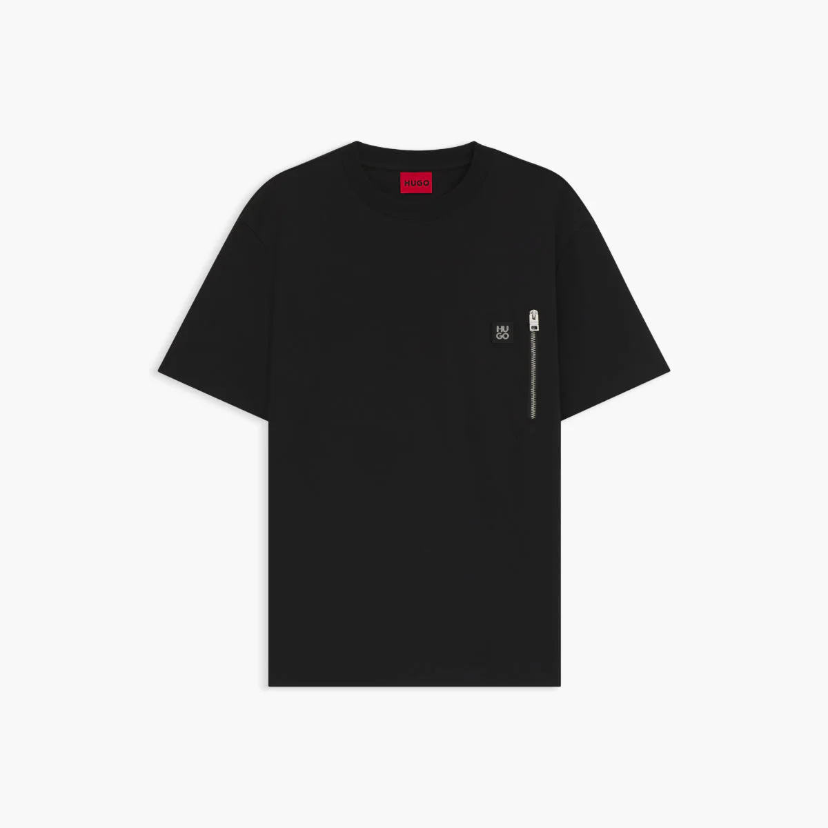 Zip Pocket Interlock Cotton Tee