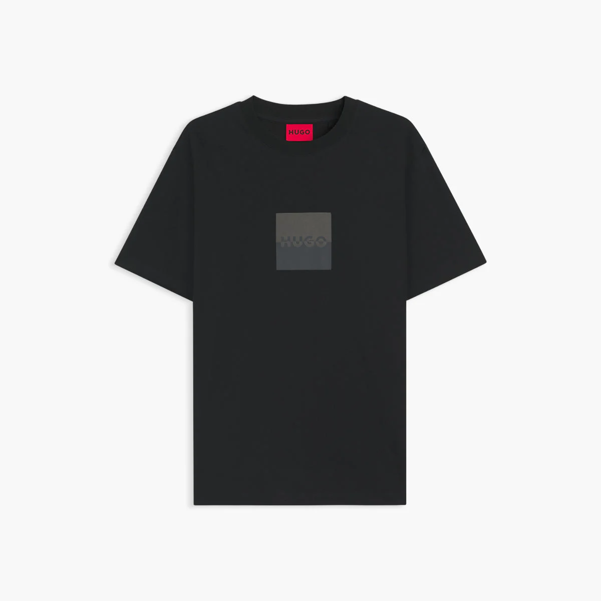 Split Logo Print Cotton Jersey Tee