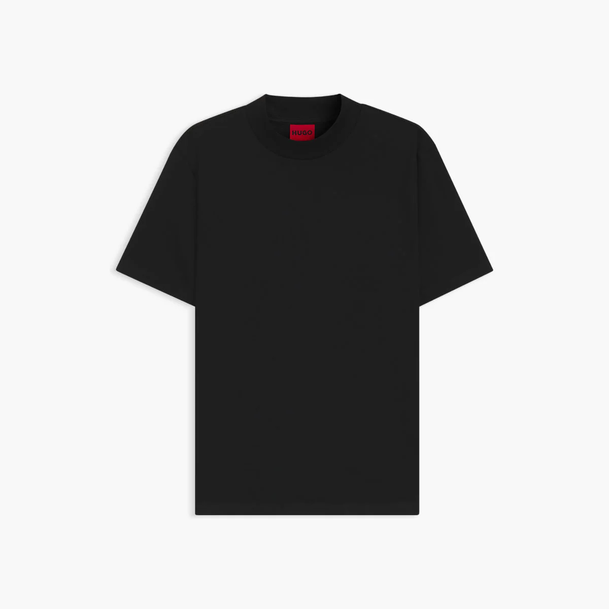 High Collar Mercerized Stretch Cotton Tee