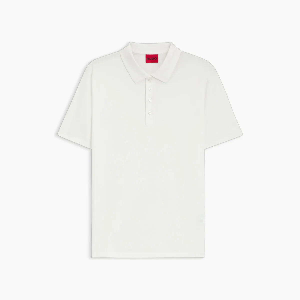 Four-Button Mercerized Cotton Polo