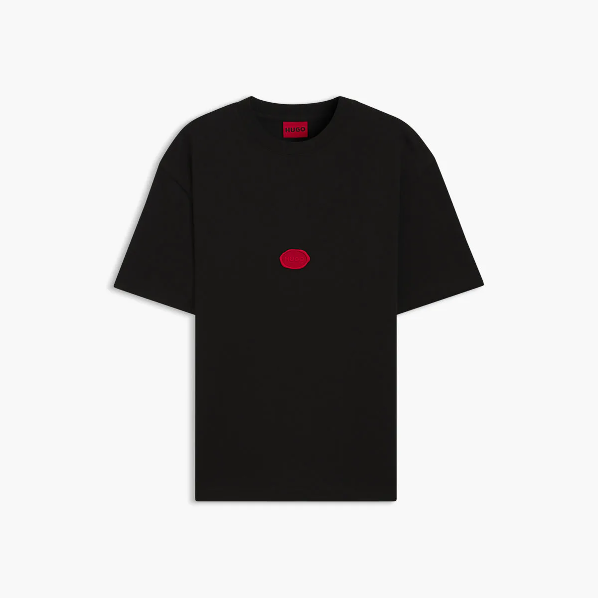 Cotton-Jersey T-Shirt With Wax-Stamp Logo