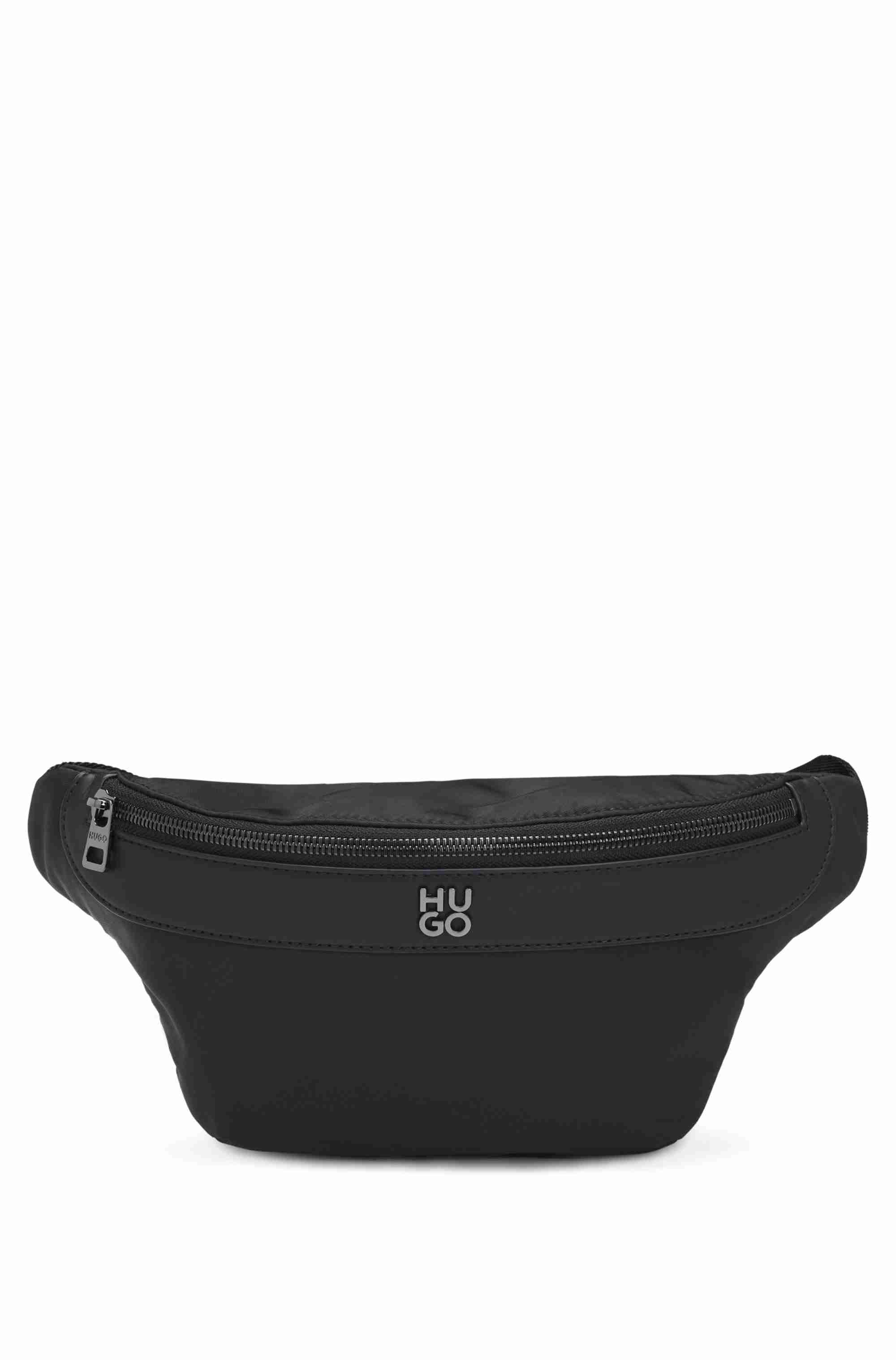 Twill belt bag with stacked-logo hardware