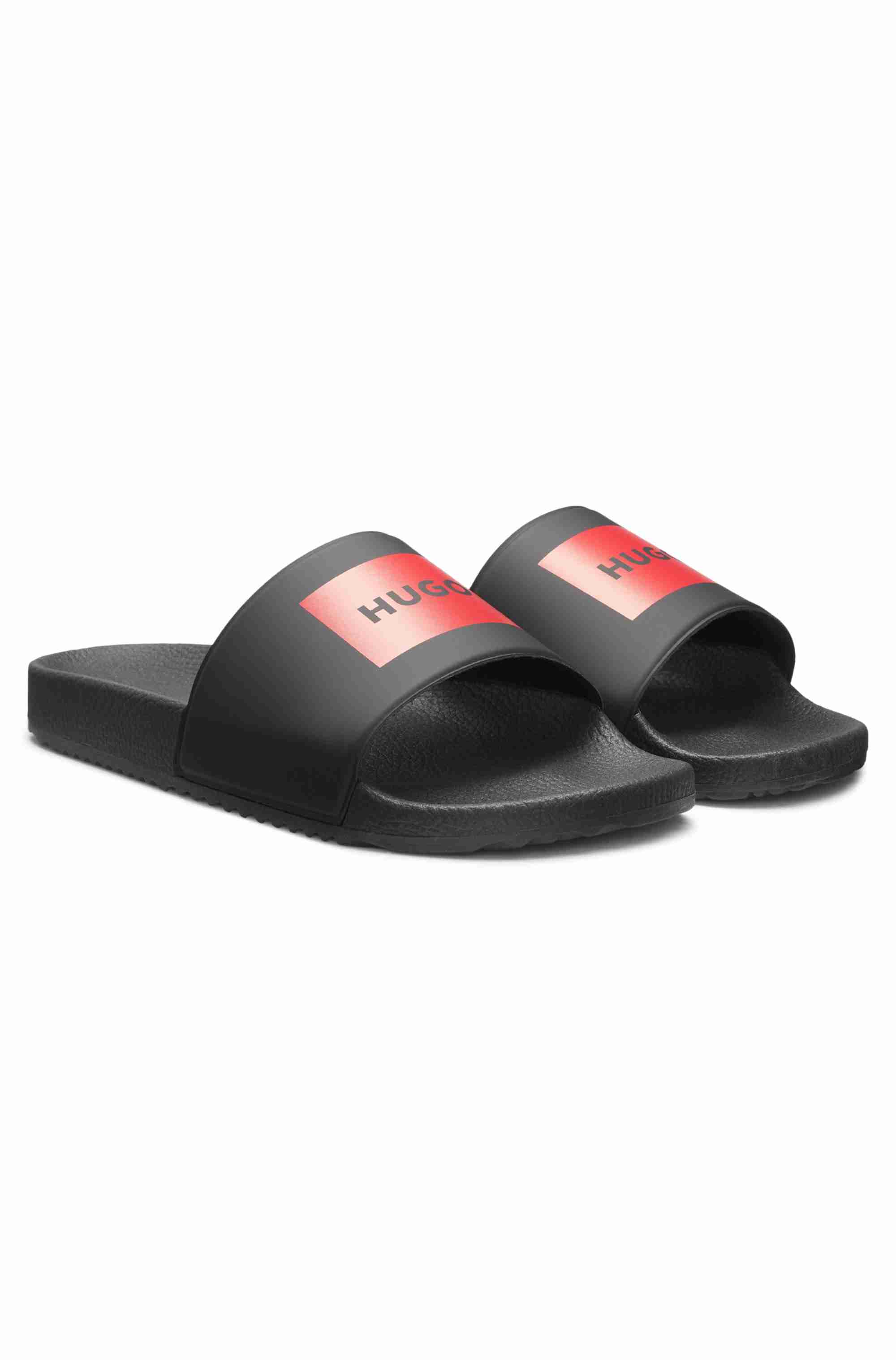 Slides with logo strap