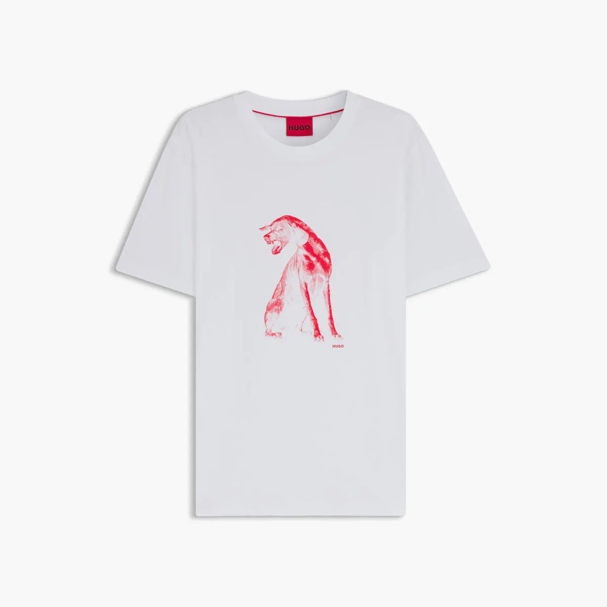 Dog-Artwork T-Shirt In Cotton Jersey