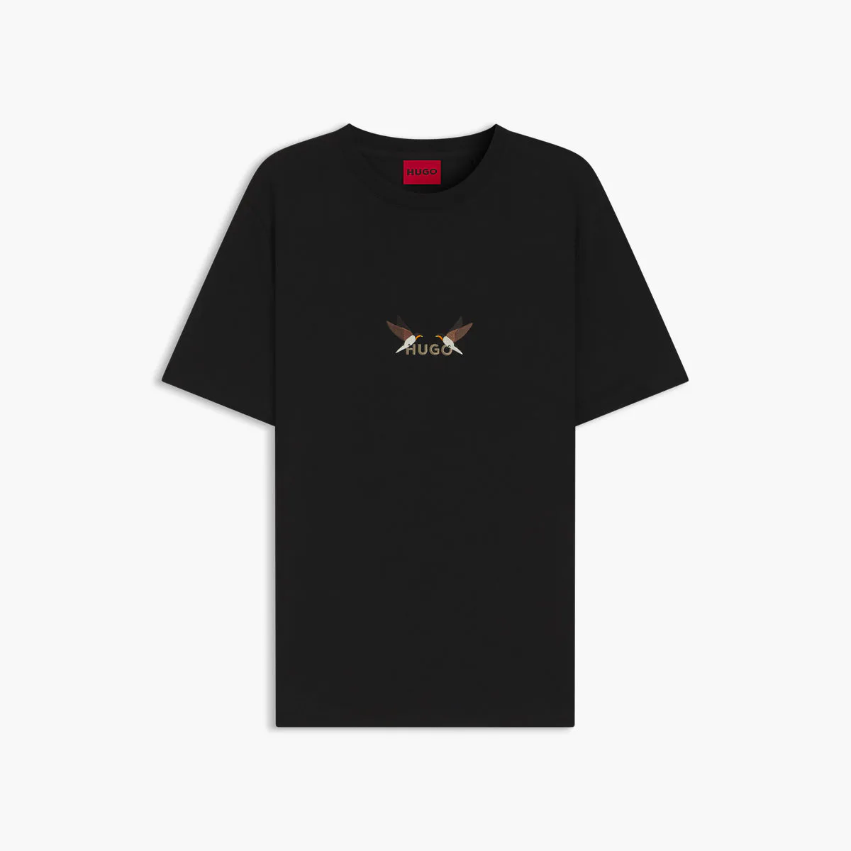 Cotton-Jersey T-Shirt With Embroidered Logo Artwork