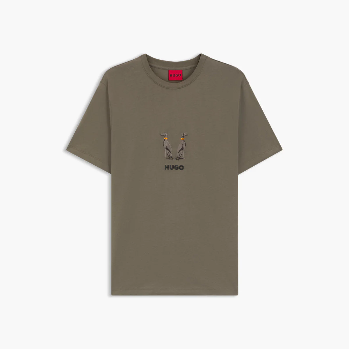 Cotton-Jersey T-Shirt With Embroidered Logo Artwork