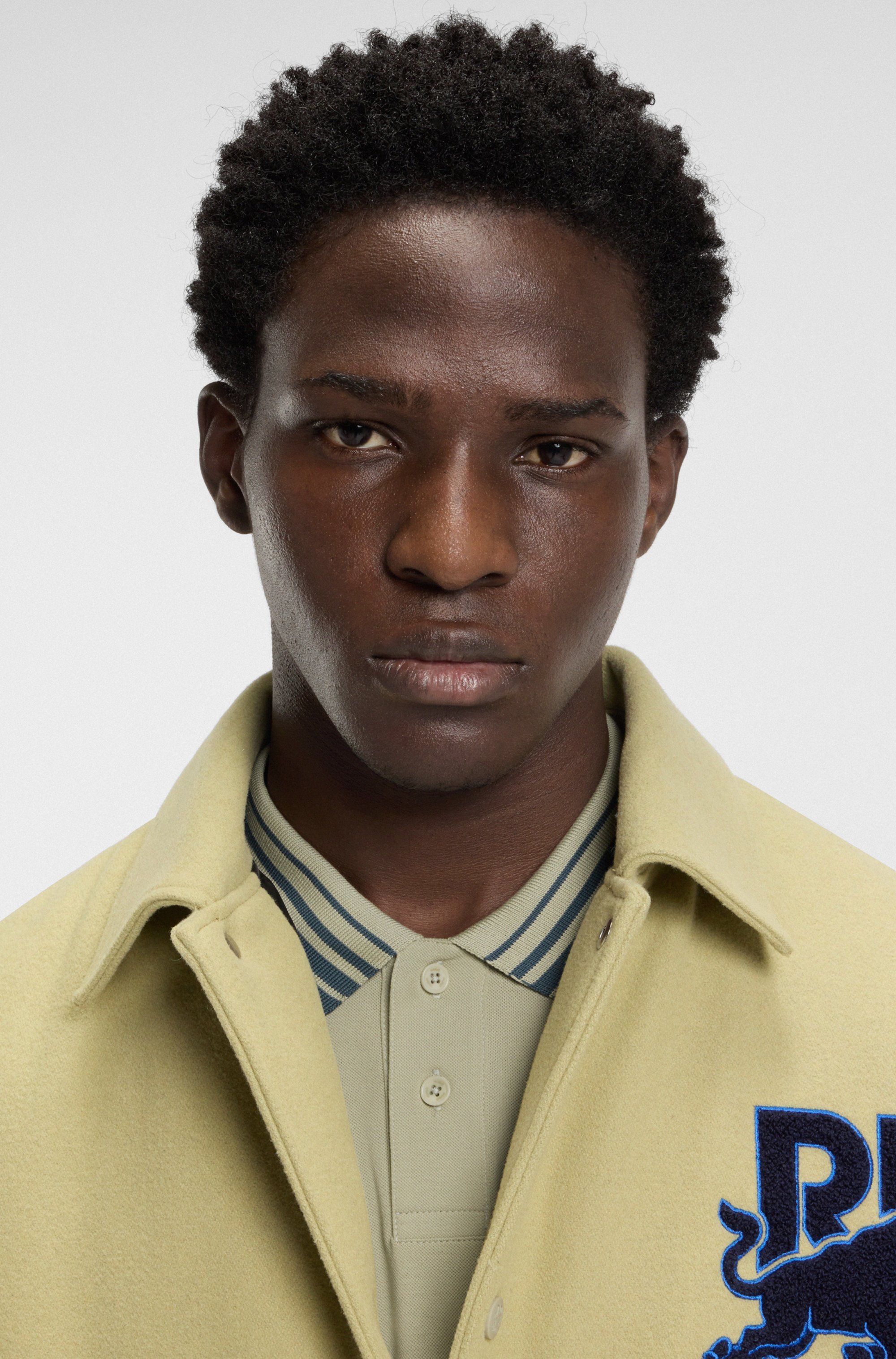 HUGO x RB polo shirt with bull logo patch