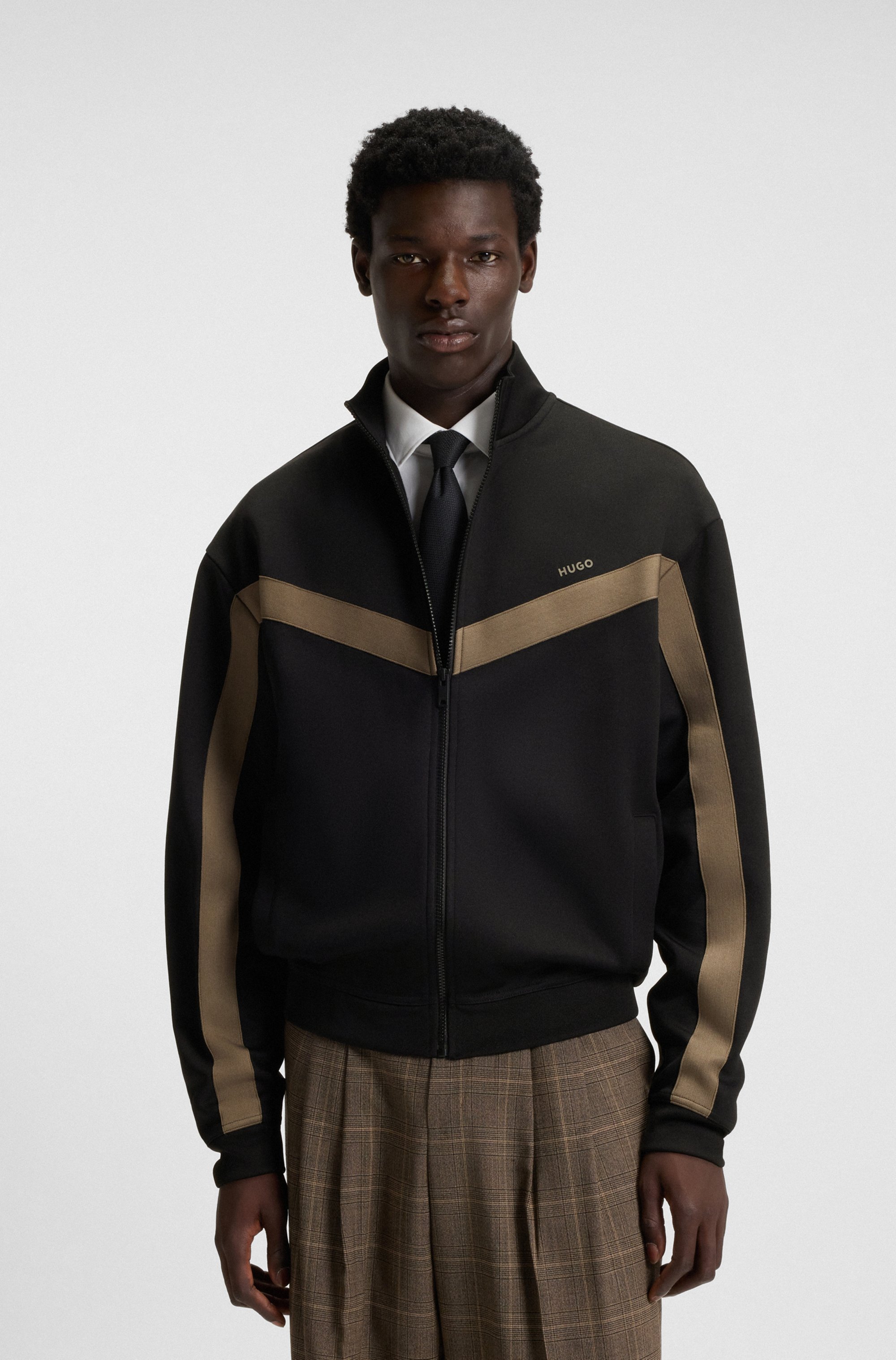 Zip-up sweatshirt