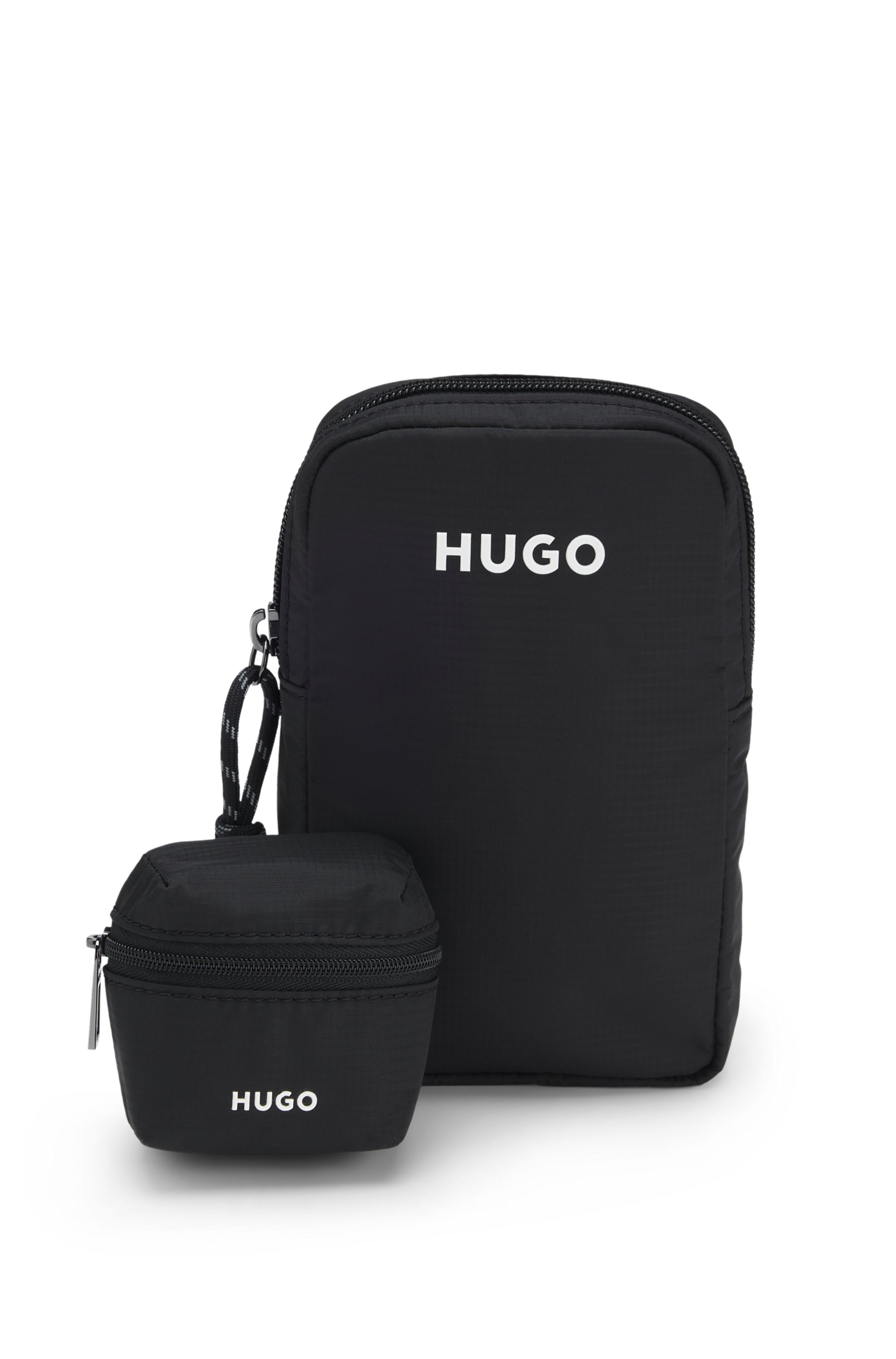 Logo phone holder with mini pouch