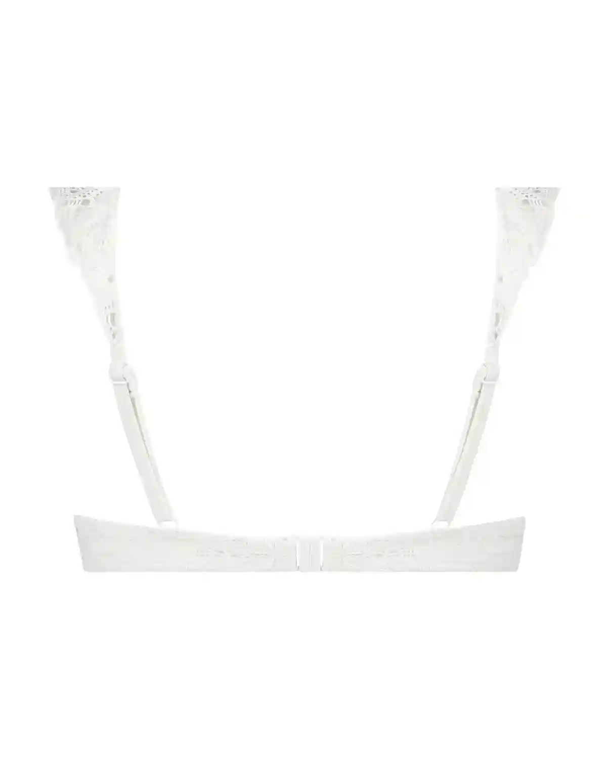 White Etta Crochet Padded underwired bikini top