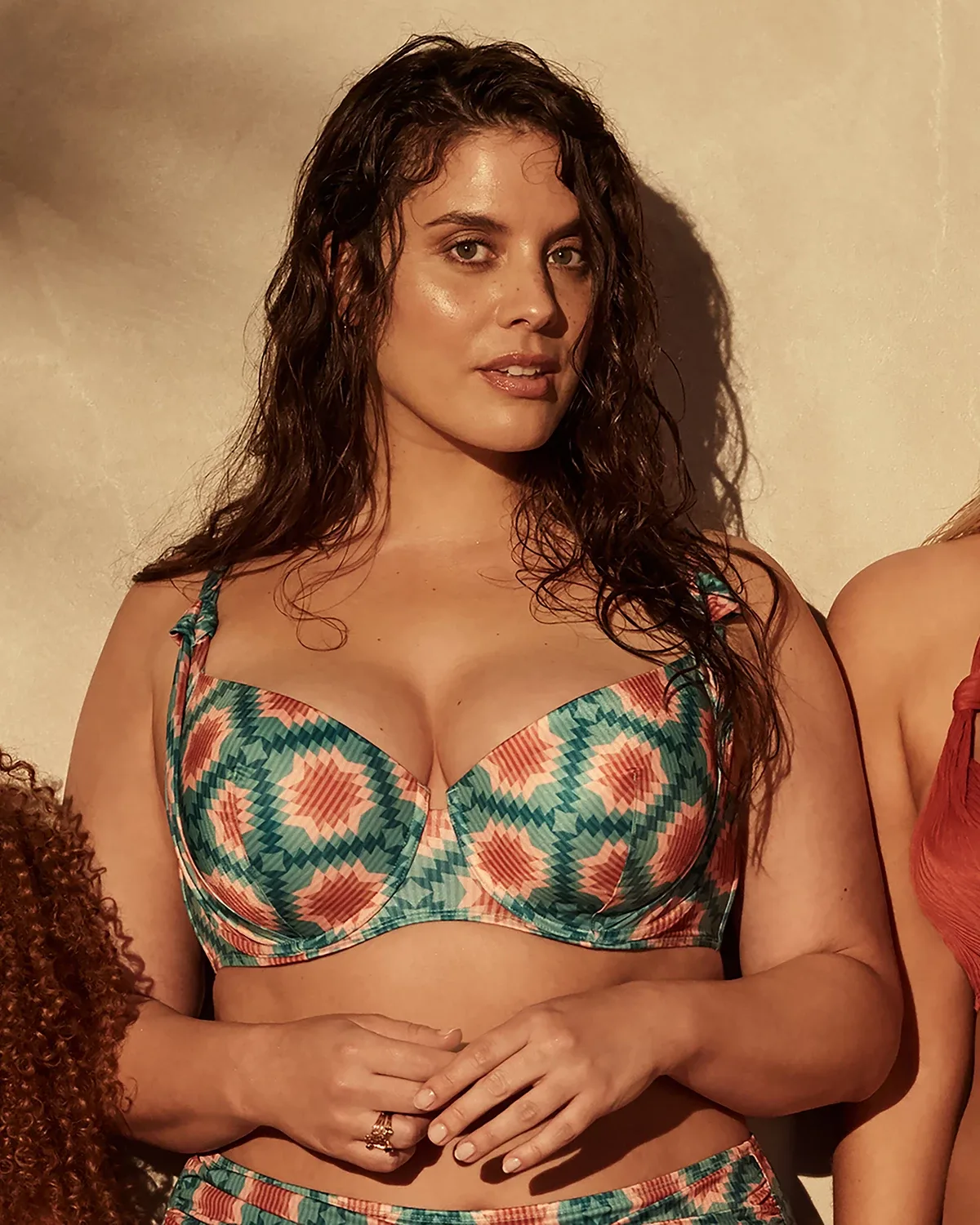 Multi Paramaribo padded underwired bikini top I AM Danielle