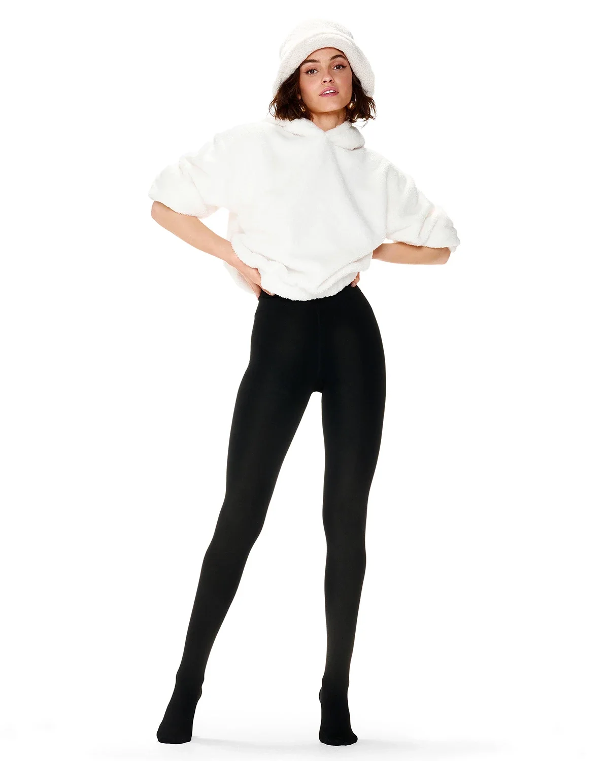 Black 100 Denier Cosy Tights