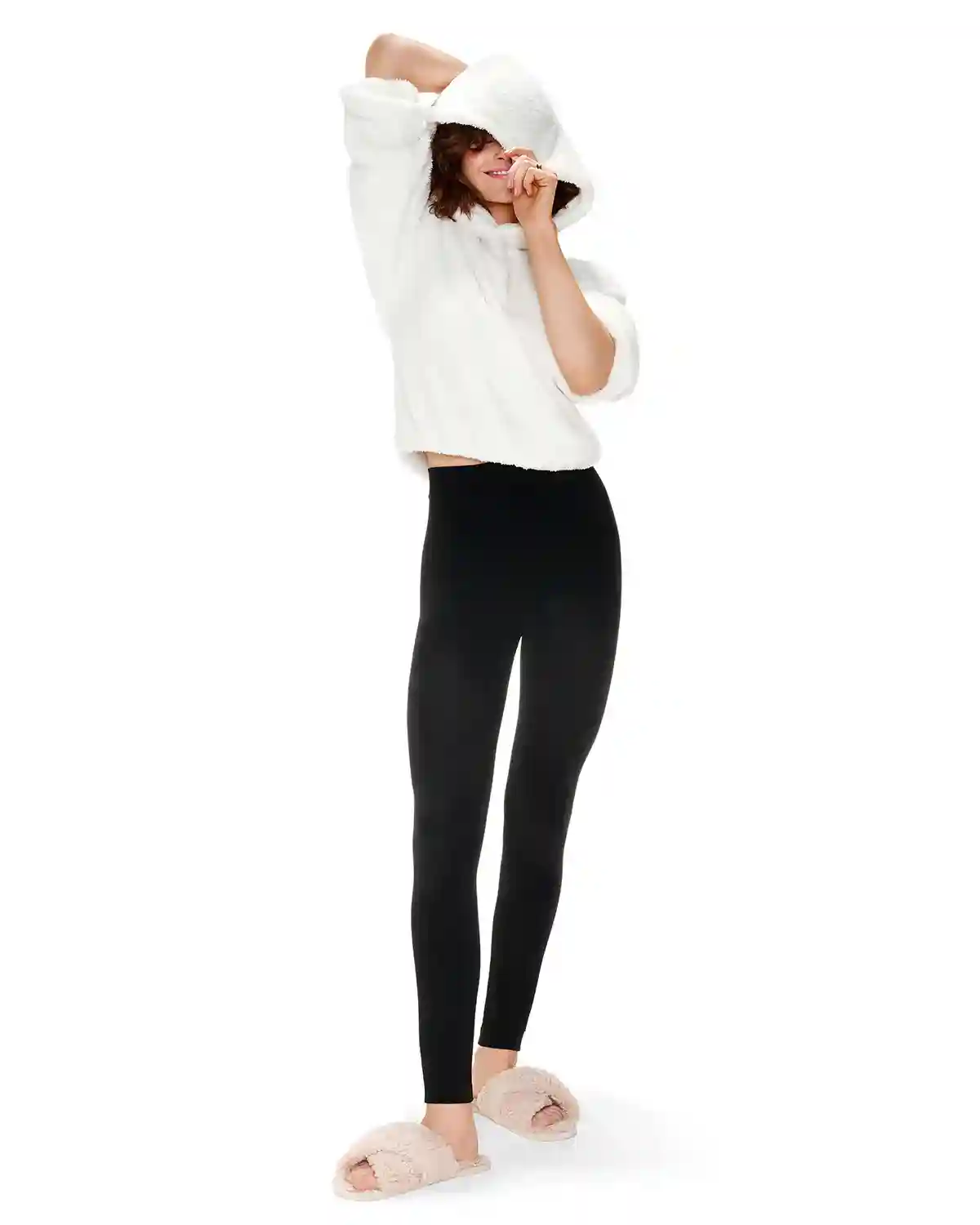 Black 100 Denier Cosy Leggings