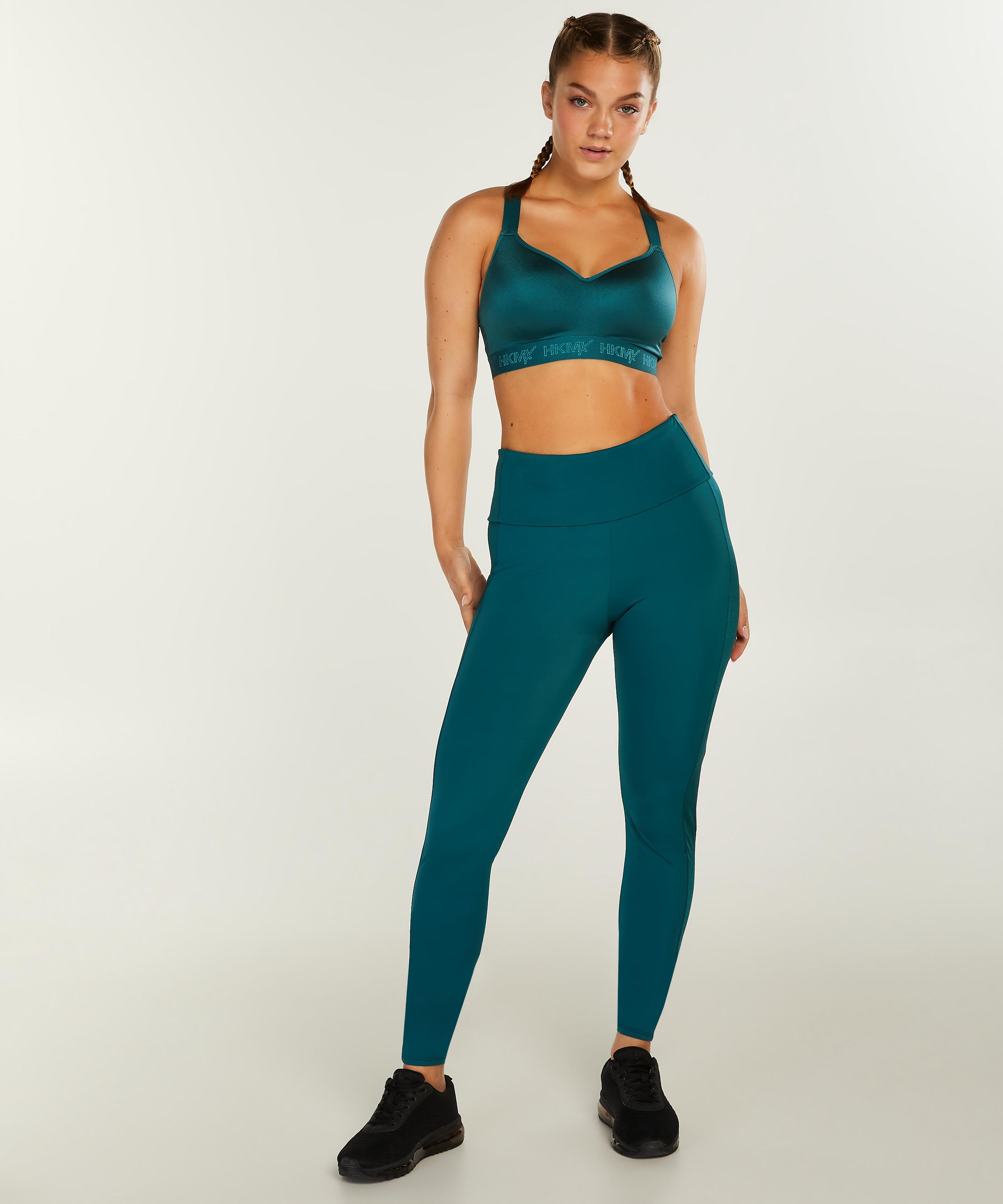 HKMX High Waisted Shine Sports Leggings