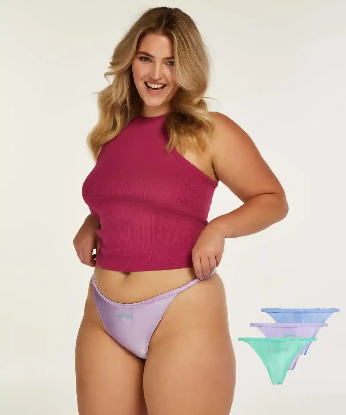 Purple Pride Thong 3 Pack
