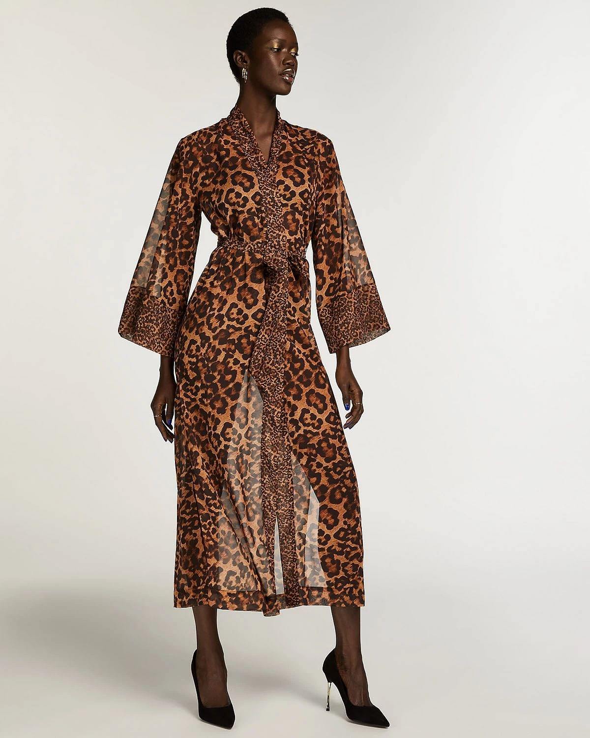 Kimono Long Leopard