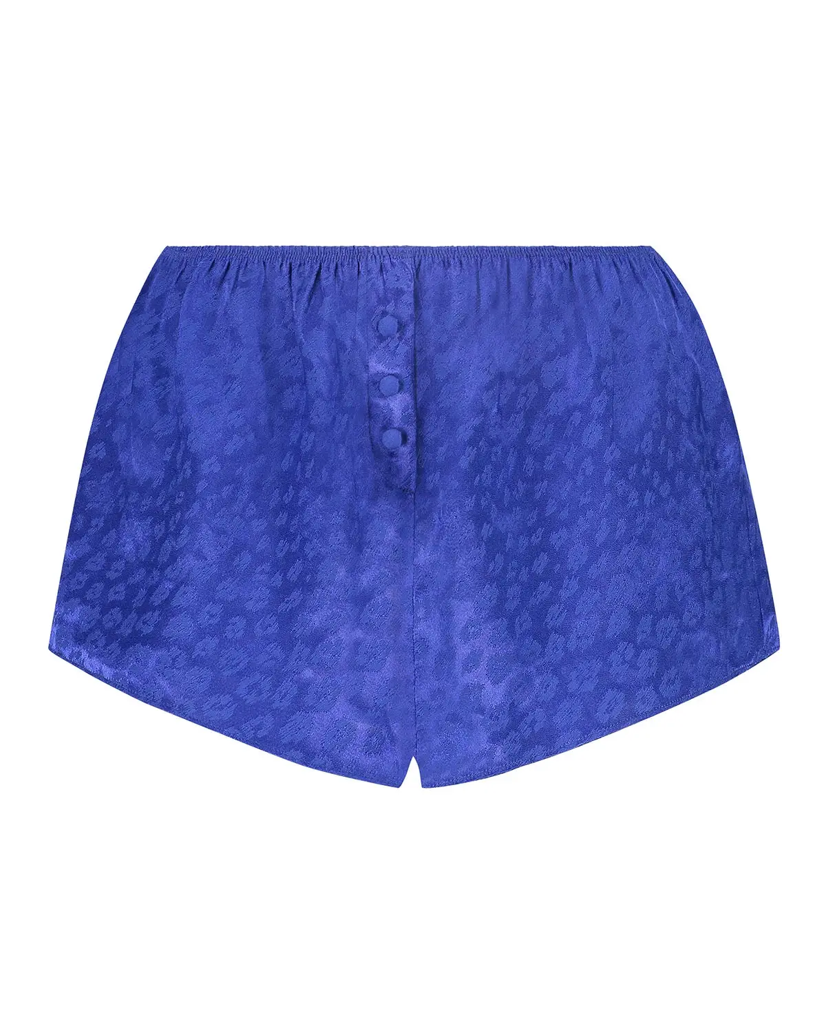 Blue Nyakim Leopard Shorts