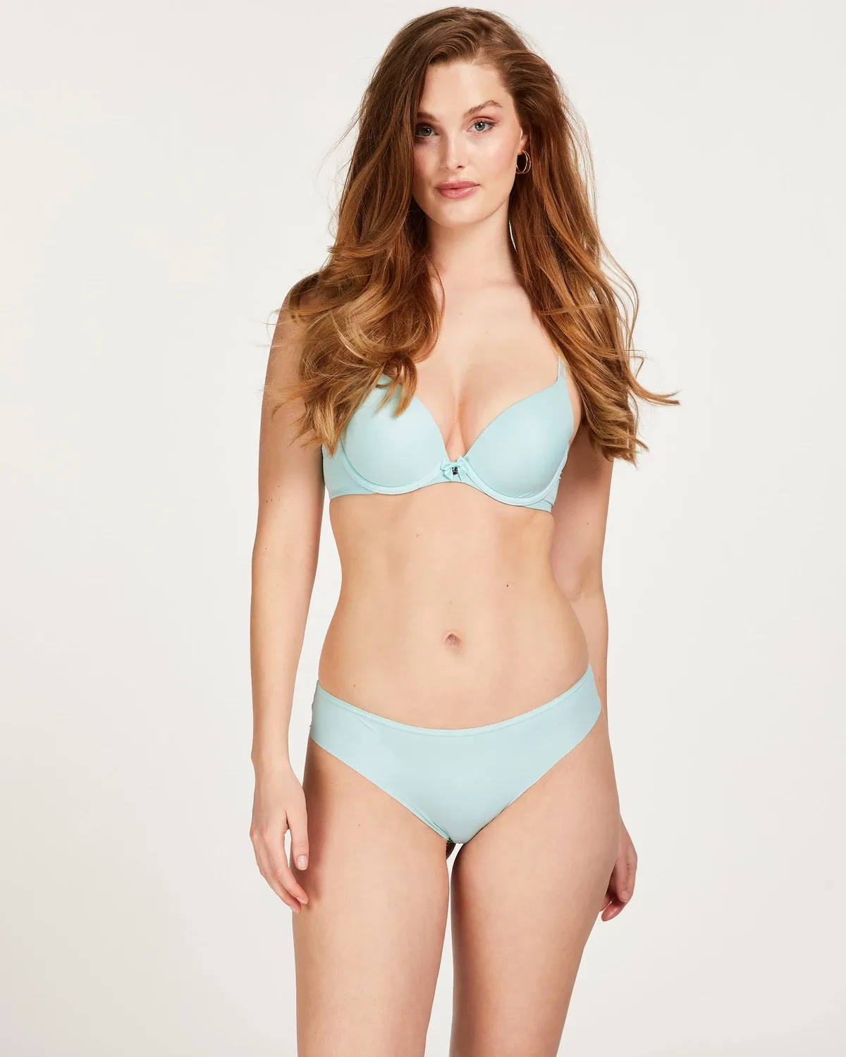 Green Invisible Lace Back Brasilian