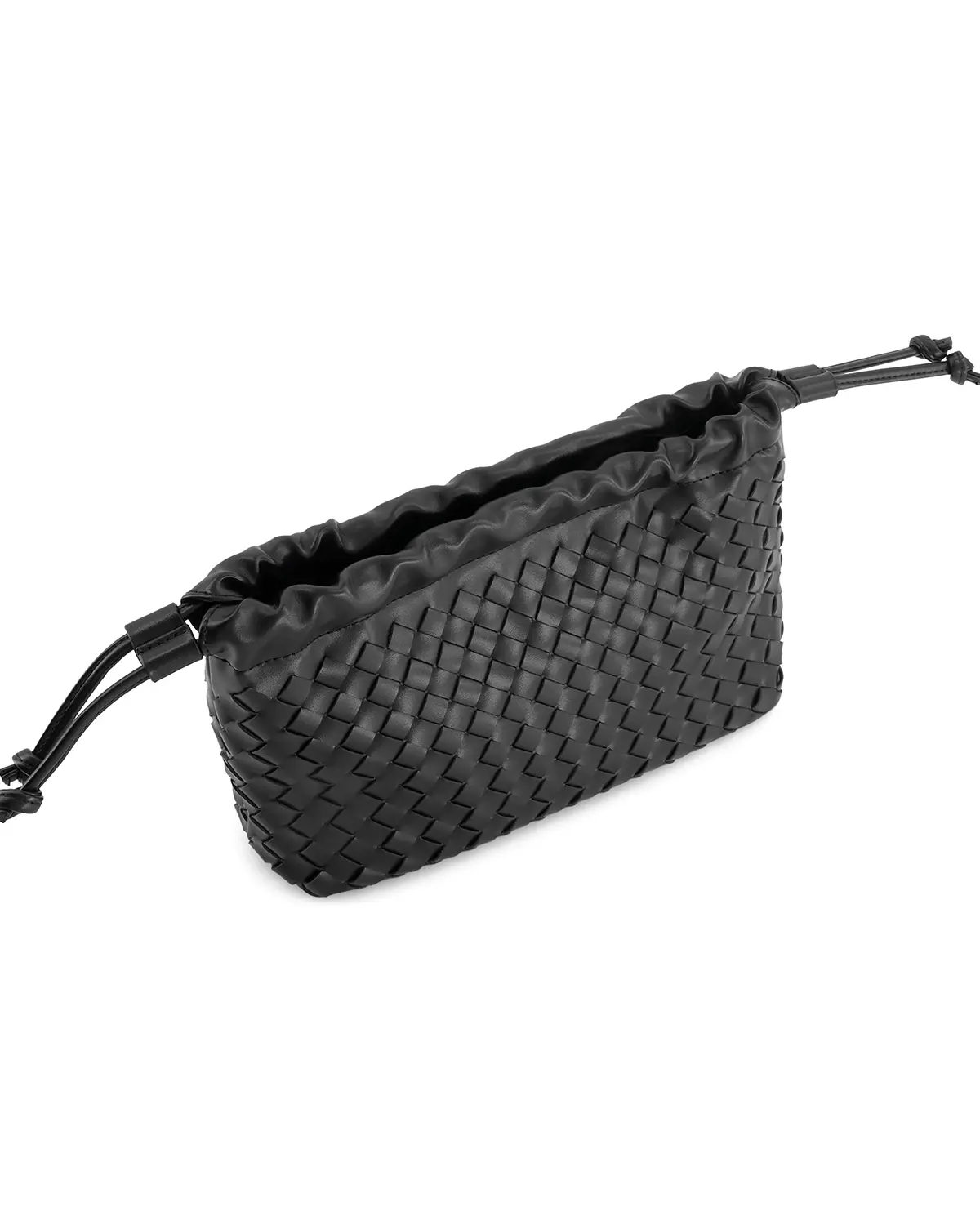 Black Jane Faux Leather Make Up Bag